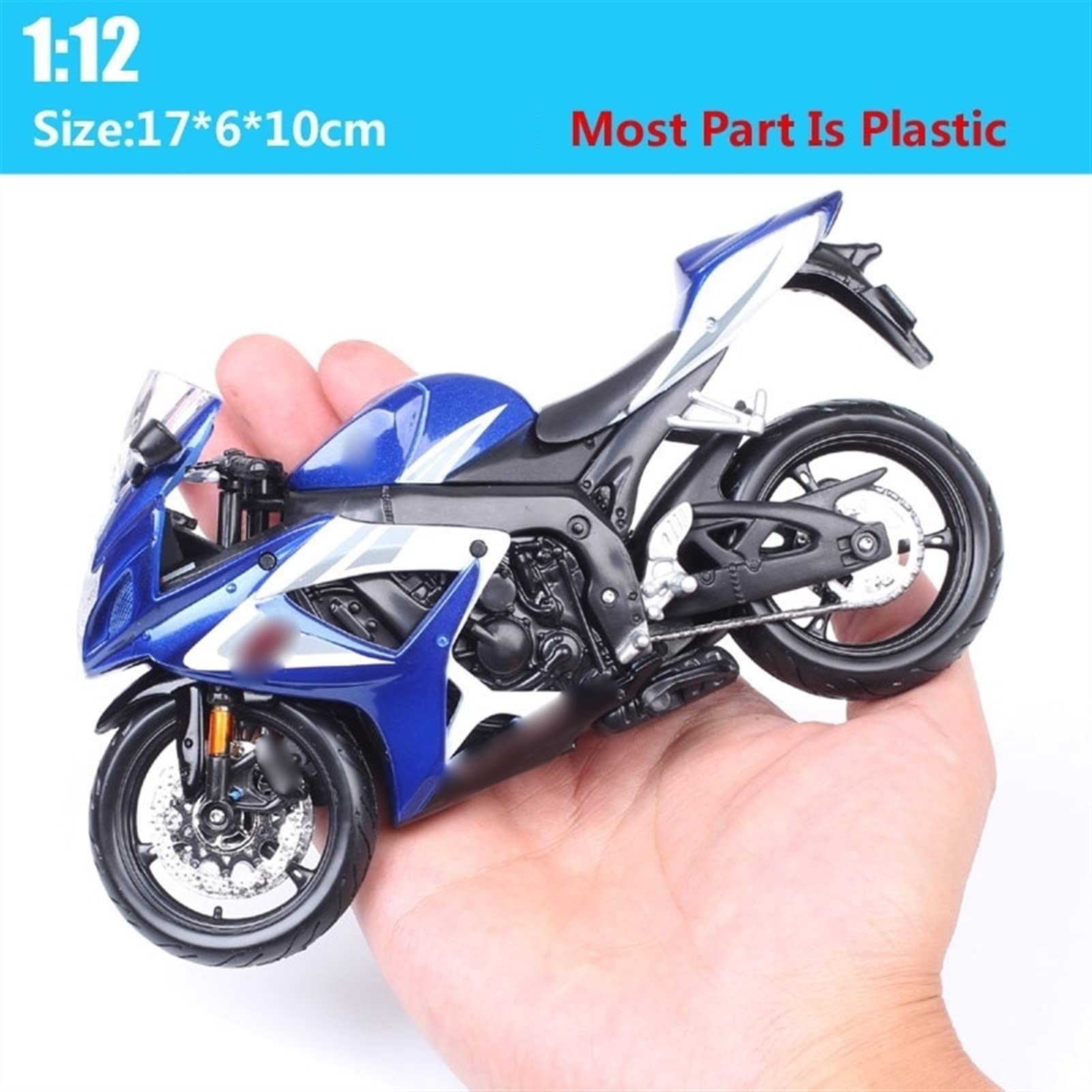 Maßstab 1:12 Für Suzuki GSX-R750 Diecast Modell Motorrad Racer Diecasts & Spielfahrzeuge Sport Moto Bike Kinder Spielzeug