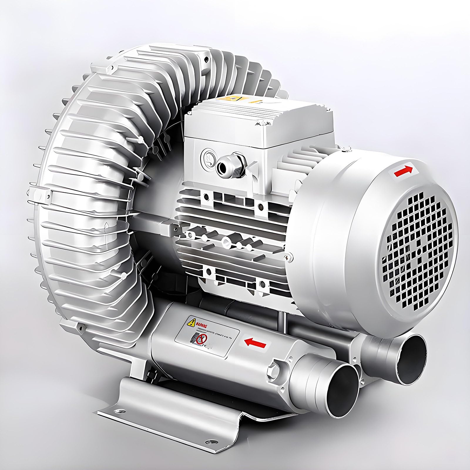 GUTYGIO Blower High Pressure Aquarium Fish Pond,Industrial Aquaculture Pond Fish Tank Vortex Air Blower Pump,Commercial Air Pump,Tanks Air Oxygen Pump Blower, for Air Dusting 370W/380V