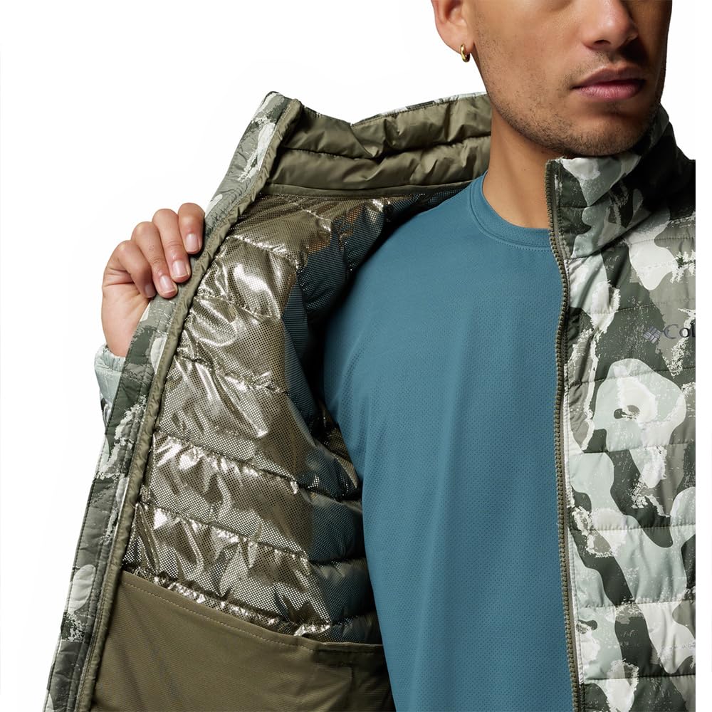 Columbia Powder Lite 2 Chaqueta Estampada Chaqueta acolchada Hombre (Pack de 1)