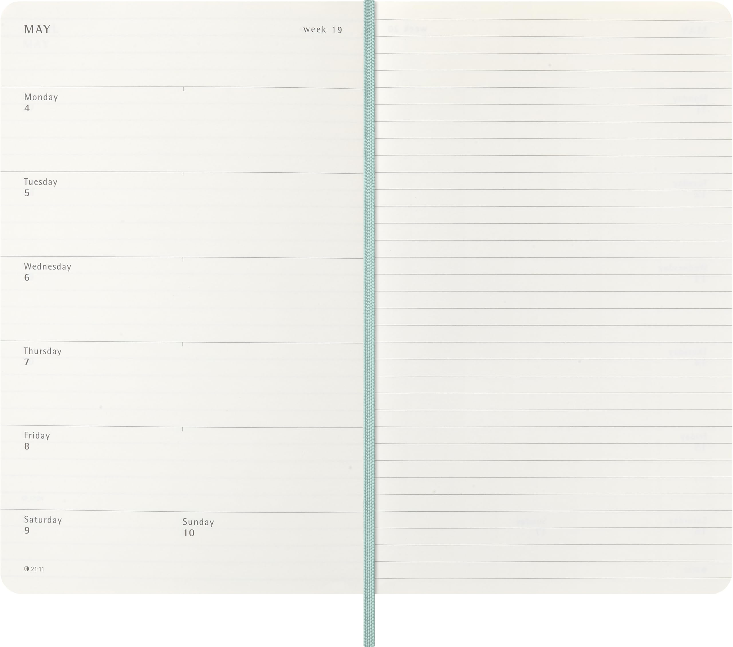 AGENDA SEMANAL 2026 LARGUE PRECIOUS & ETHICAL SAGE GR CAJA