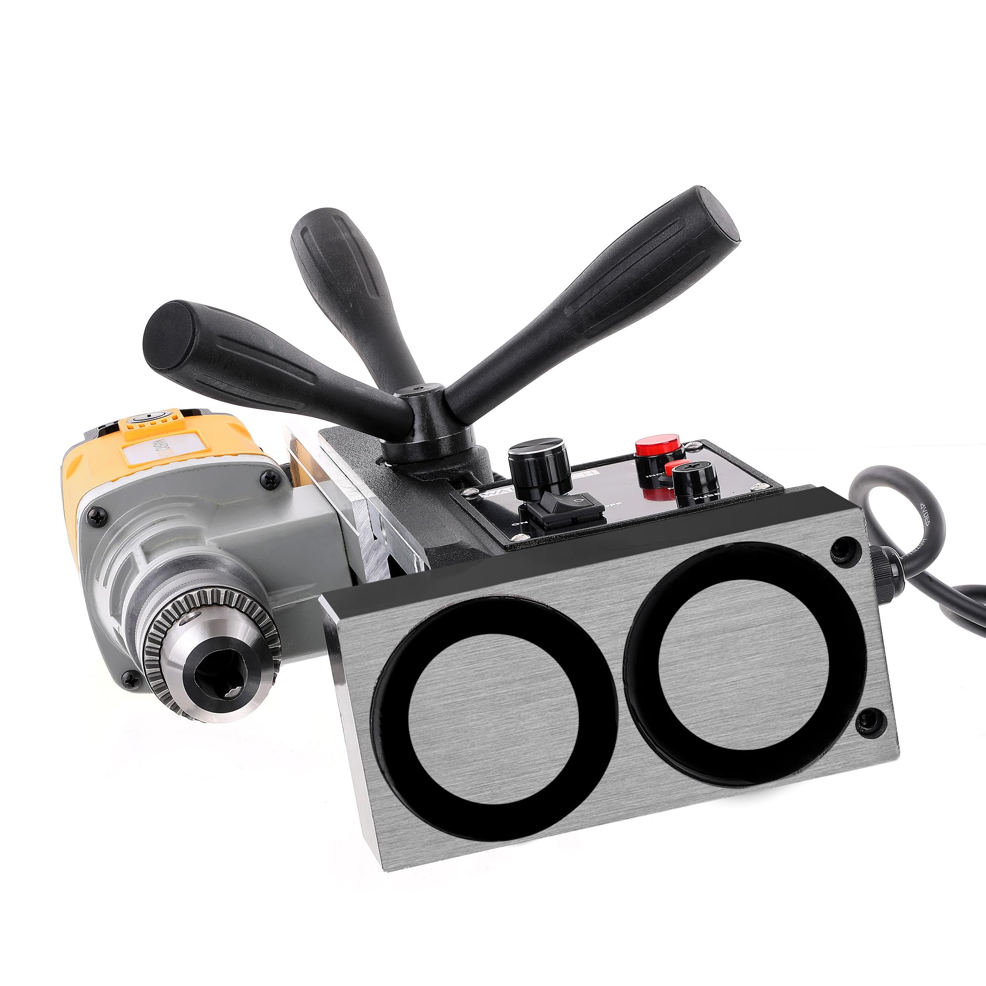 WT16E Magnetbohrmaschine Ø 30 mm - Magnet Kernbohrgerät 680 U/min - Magnethaltekraft 11500 N - Tragbar Magnetbohreinheit 1380 W für Metallbearbeitung – Kernbohrmaschine 10 kg – Magnetbohrer