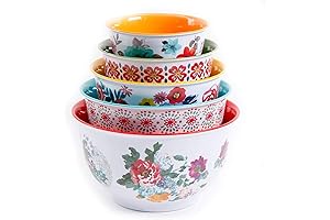 Pioneer Woman Black Friday Deals: 10-Piece Traveling Vines Nesting Mixing Bowl Set