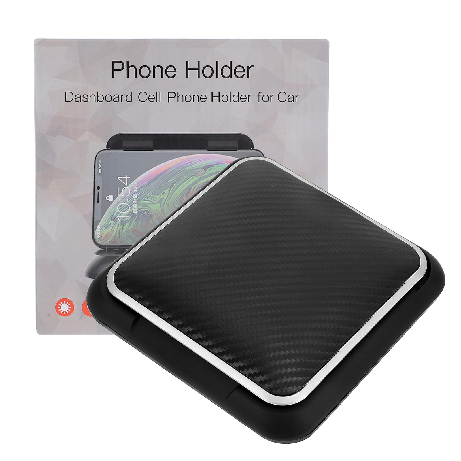 Beaupretty Soporte para Teléfono Móvil para Coche Resistente a Altas Temperaturas Base de Silicona Antideslizante Adecuado para Conducción Segura