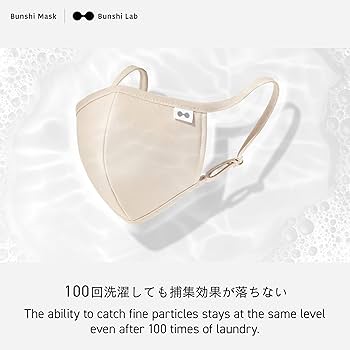 Amazon.co.jp: [Bunshi Lab] 分子マスク Series 2 White M