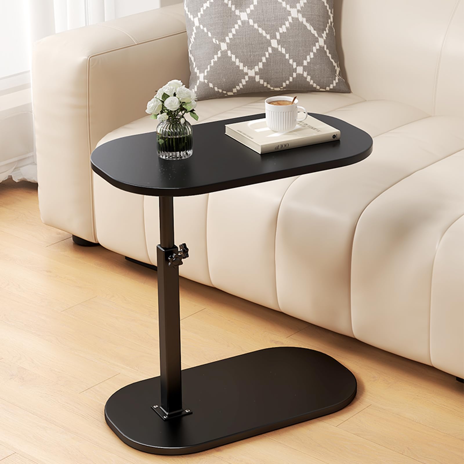 table d'appoint en c hauteur réglable