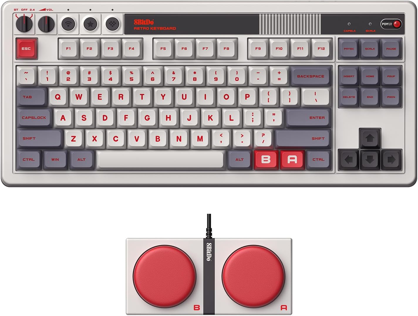 Retro mechanical keyboard