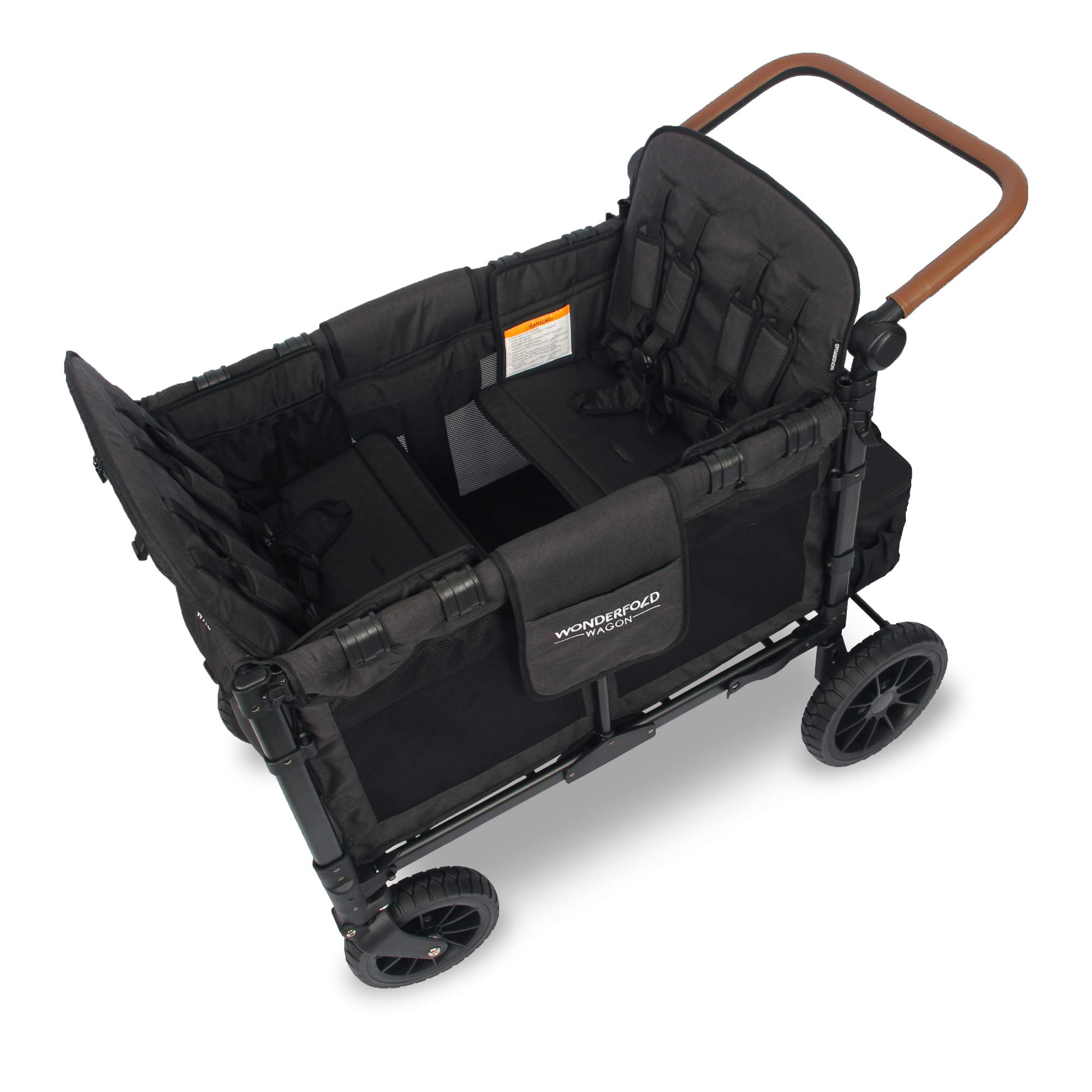 WONDERFOLD W4 Luxe MultiFunction 4 Passenger Folding Stroller Wagon
