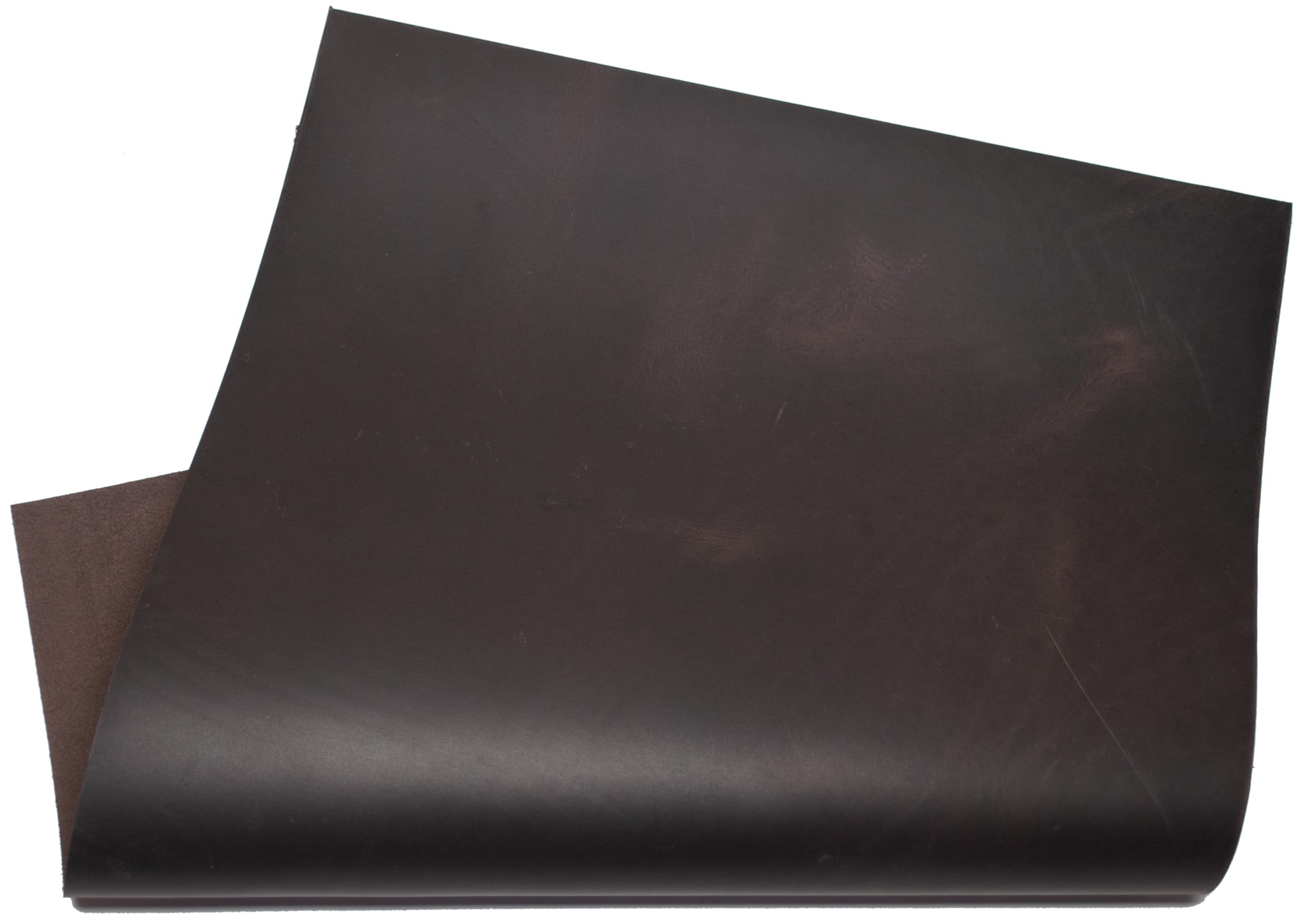 HAPPER STUDIO Cowhide Leather 1.7mm Thickness Pull-Up Crazy Horse Leather Genuine Leather Sheets for Crafts. (1, Brown Coffee - Image 2