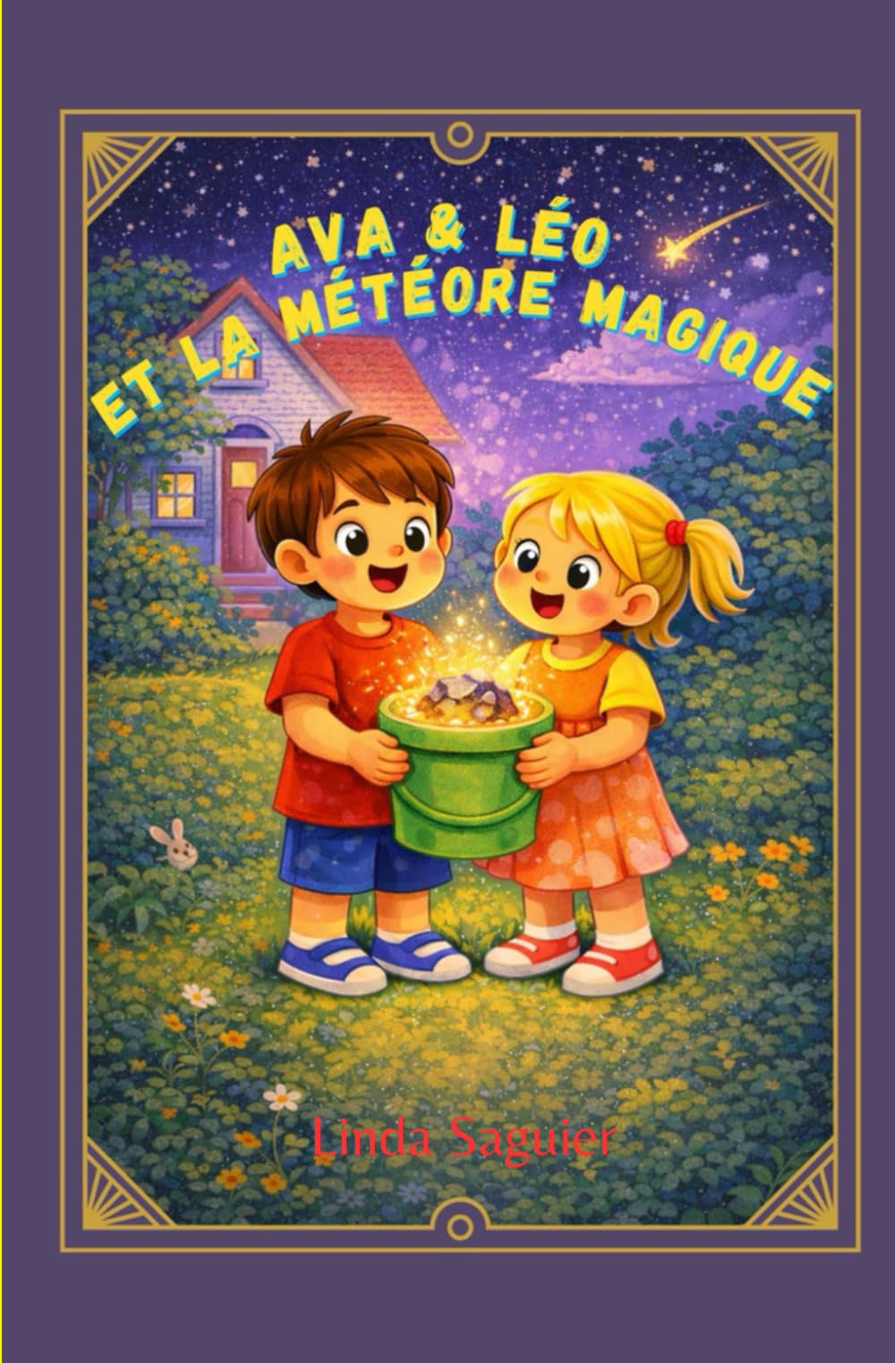 Ava et Léo et la météore magique: Histoire du soir pour les tout-petits, enseignant les valeurs positives