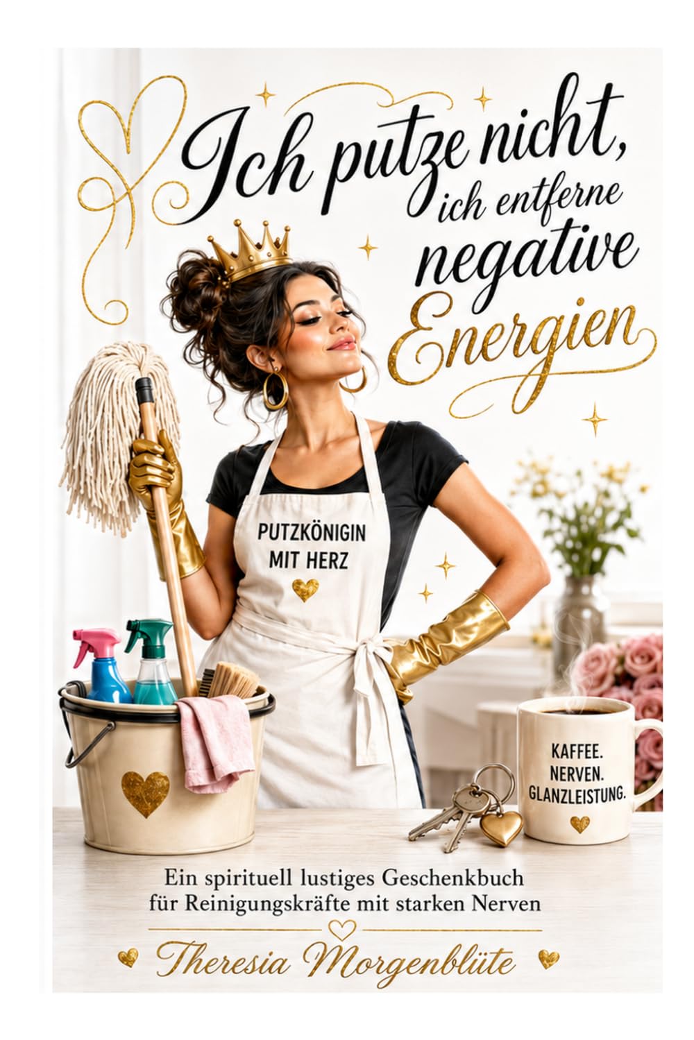 Ich putze nicht, ich entferne negative Energien: Ein spirituell lustiges Geschenkbuch für Reinigungskräfte mit starken Nerven
