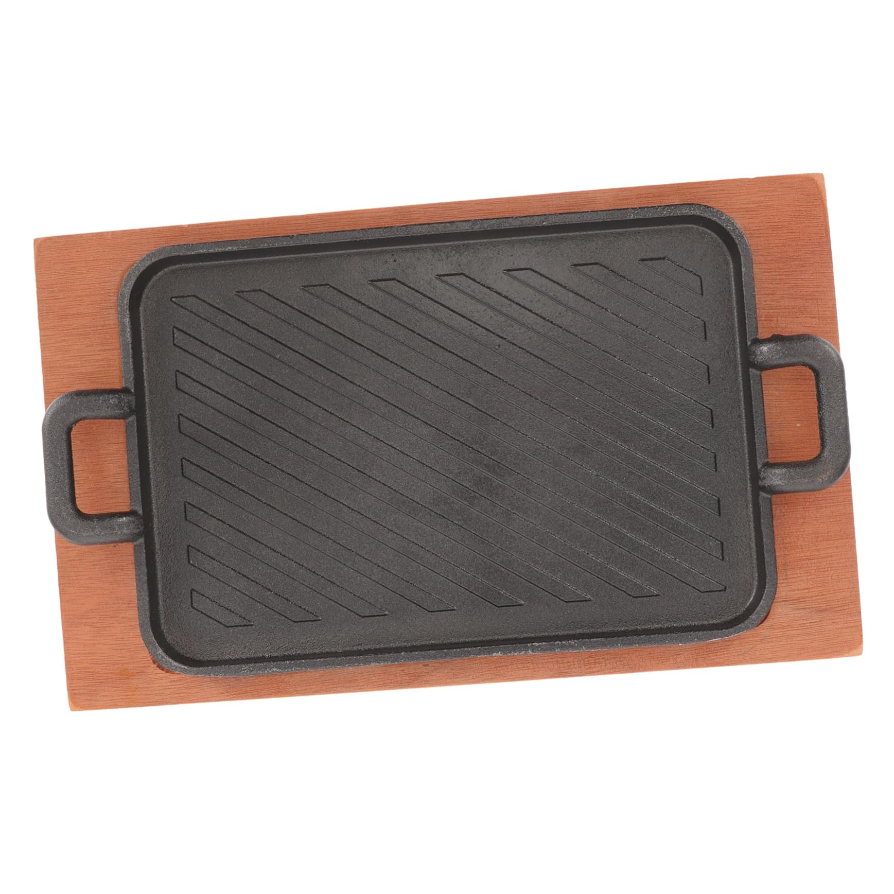 JOINPAYA Metal Griddle and Tray Outdoor Grill Pan Stove Top Griddle Iron Grill Plate for Camping
