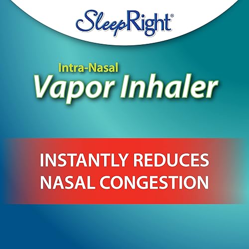 Miniatura 2 de SleepRight Inhalador de vapor intra-nasal, reductor de congestión, ayuda para respirar (paquete de 2)