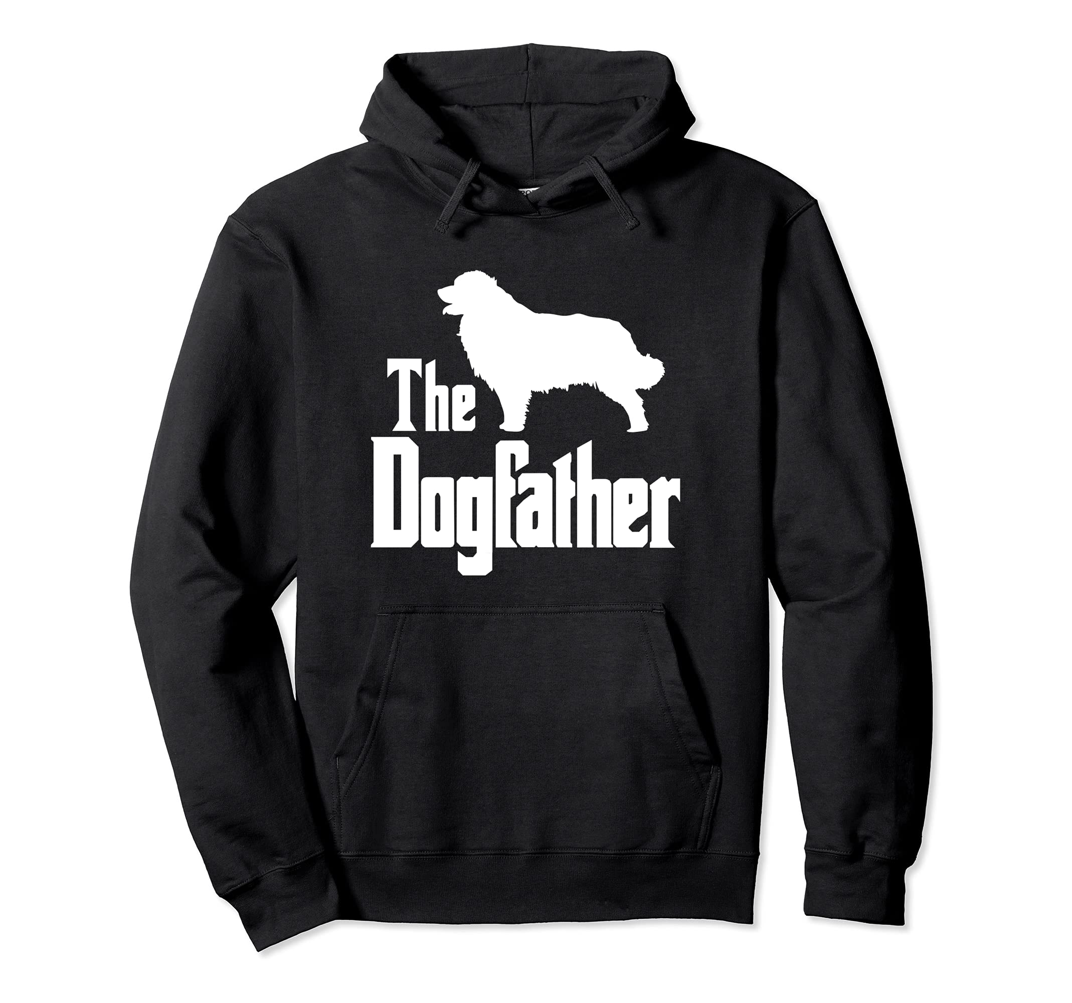 The Dogfather - funny dog gift, funny Leonberger Pullover Hoodie, Black, S