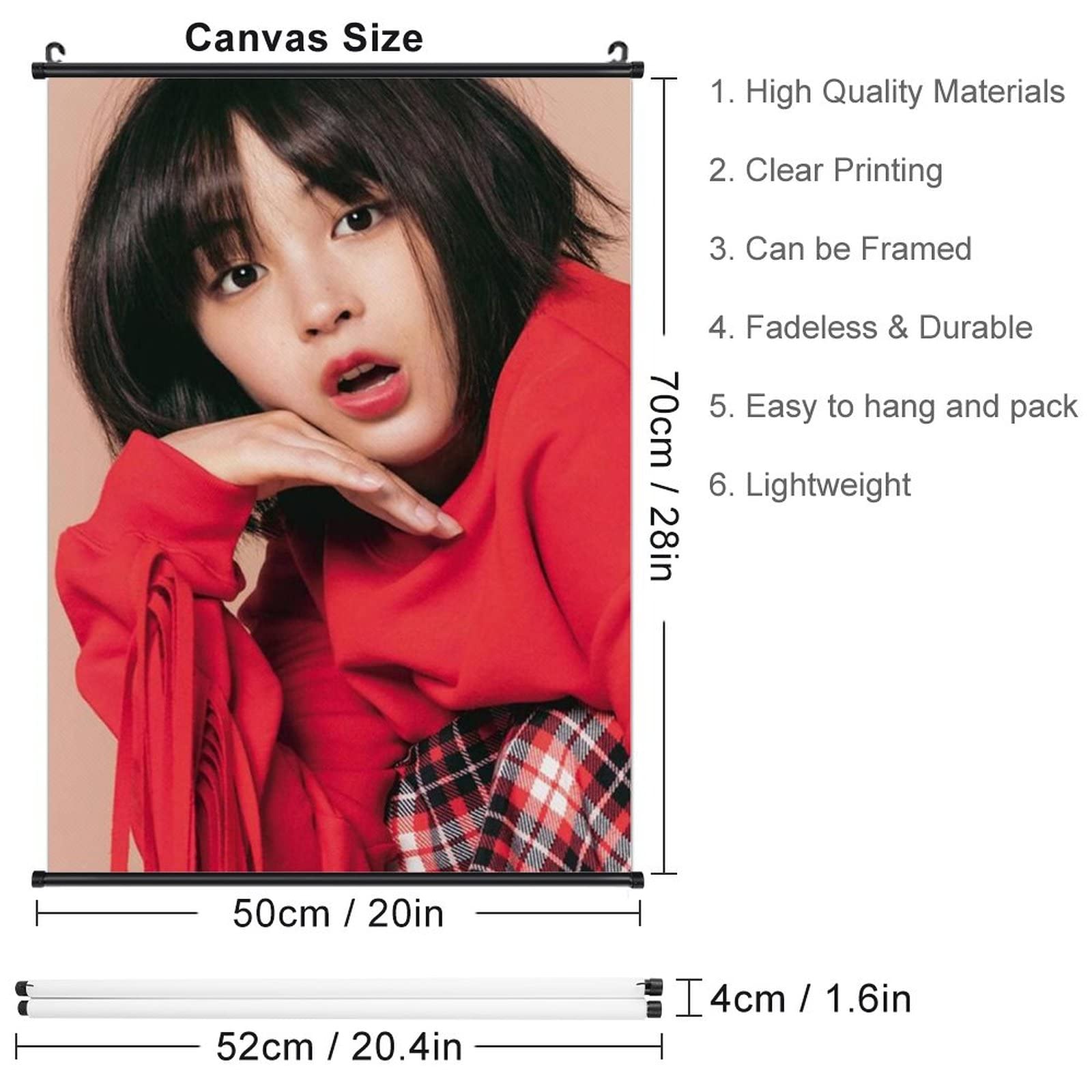 Amazon.co.jp: 広瀬すず ポスター 掛け画 組立式 アートワーク
