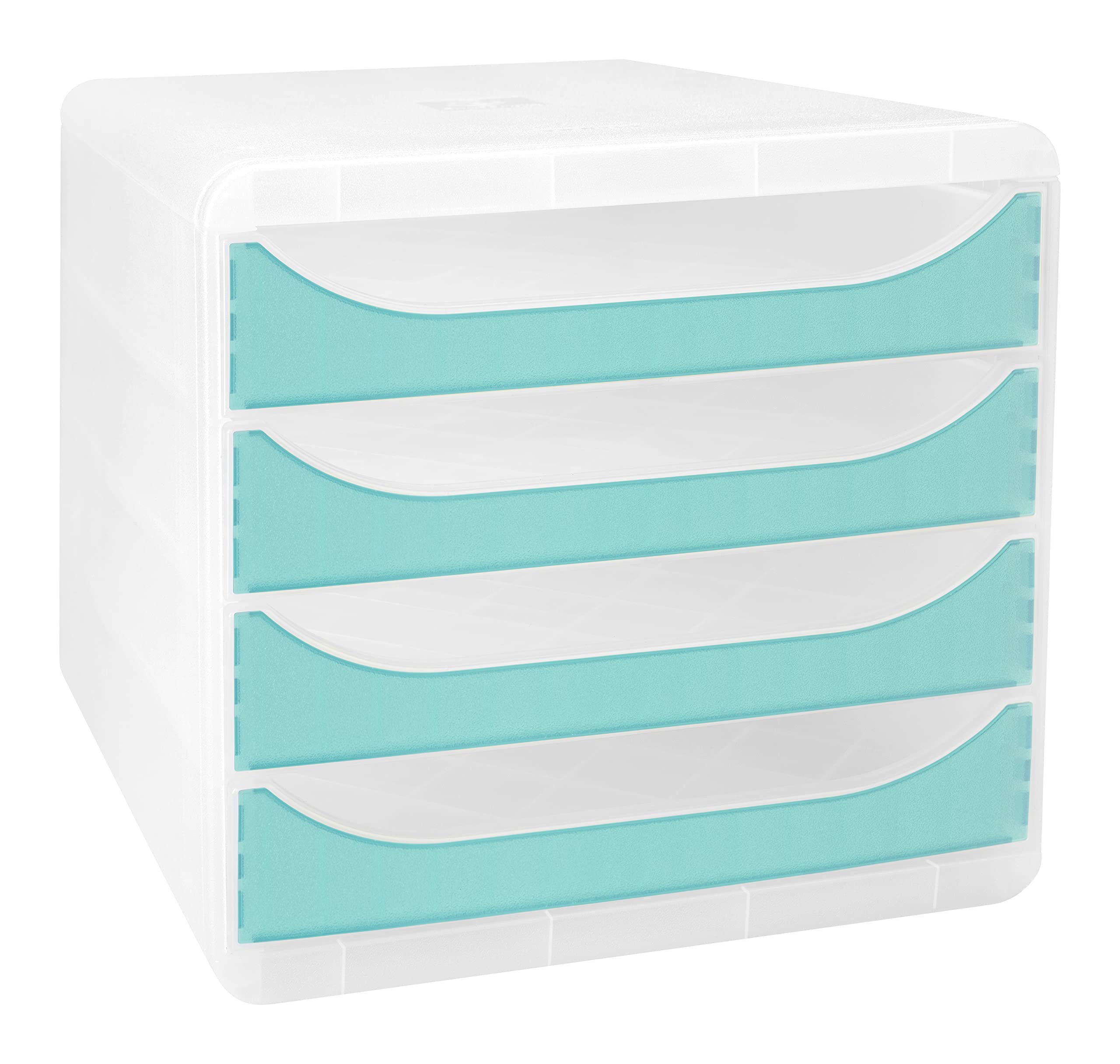 Exacompta Turquoise Drawer Unit Plastic