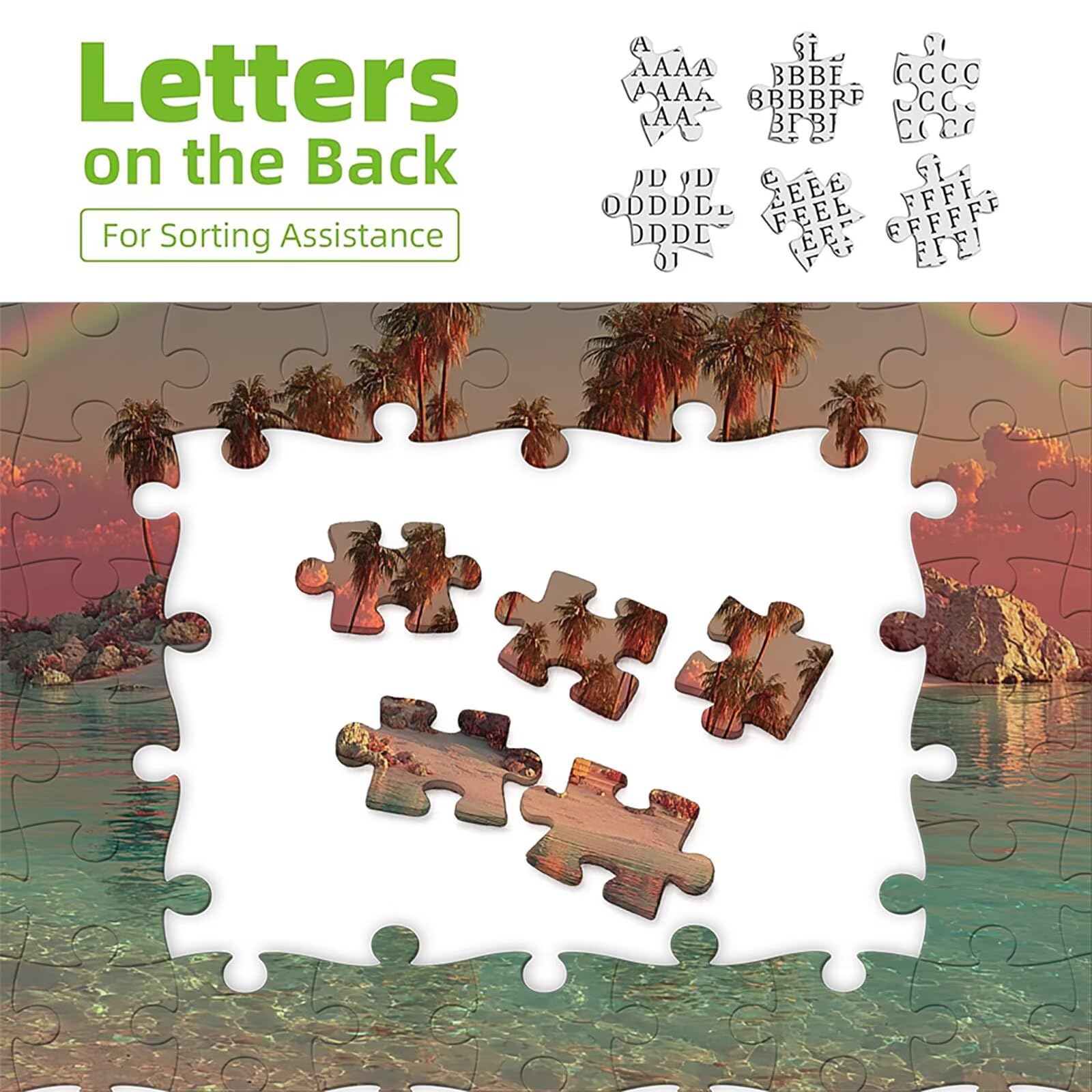 Vista Al Mar Puzzle Madera 2000 Piezas, SueñO Puzzle Adultos con Caja 99x70cm, Rompecabezas Desafiante, para Hombres Mujeres Adolescente, Juegos de Rompecabezas Creativos, Decoracion Hogar, 1-9448