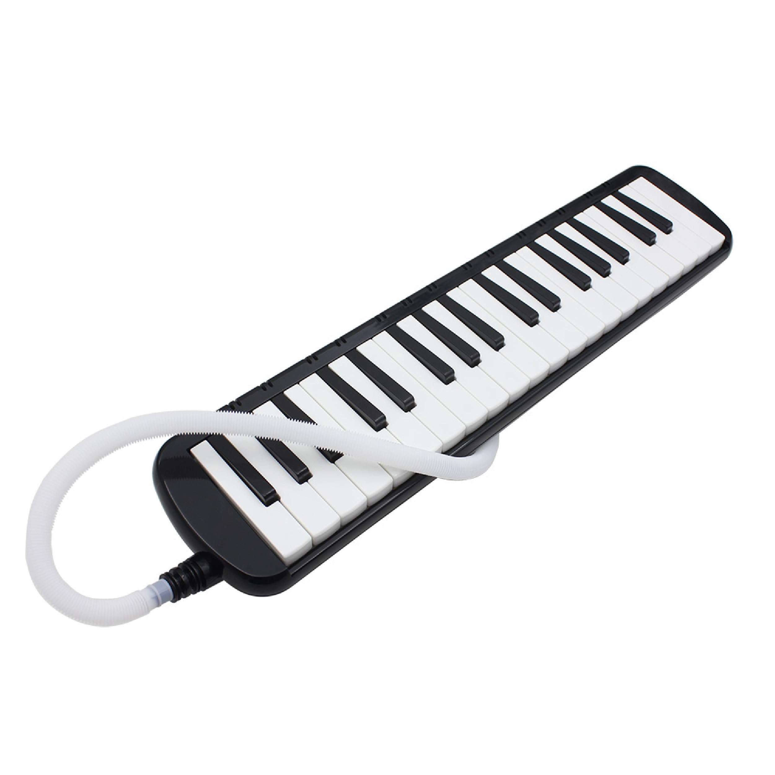 Piano Mélodica Professionnel, Clavier à 37 Touches, Noir, avec Sac