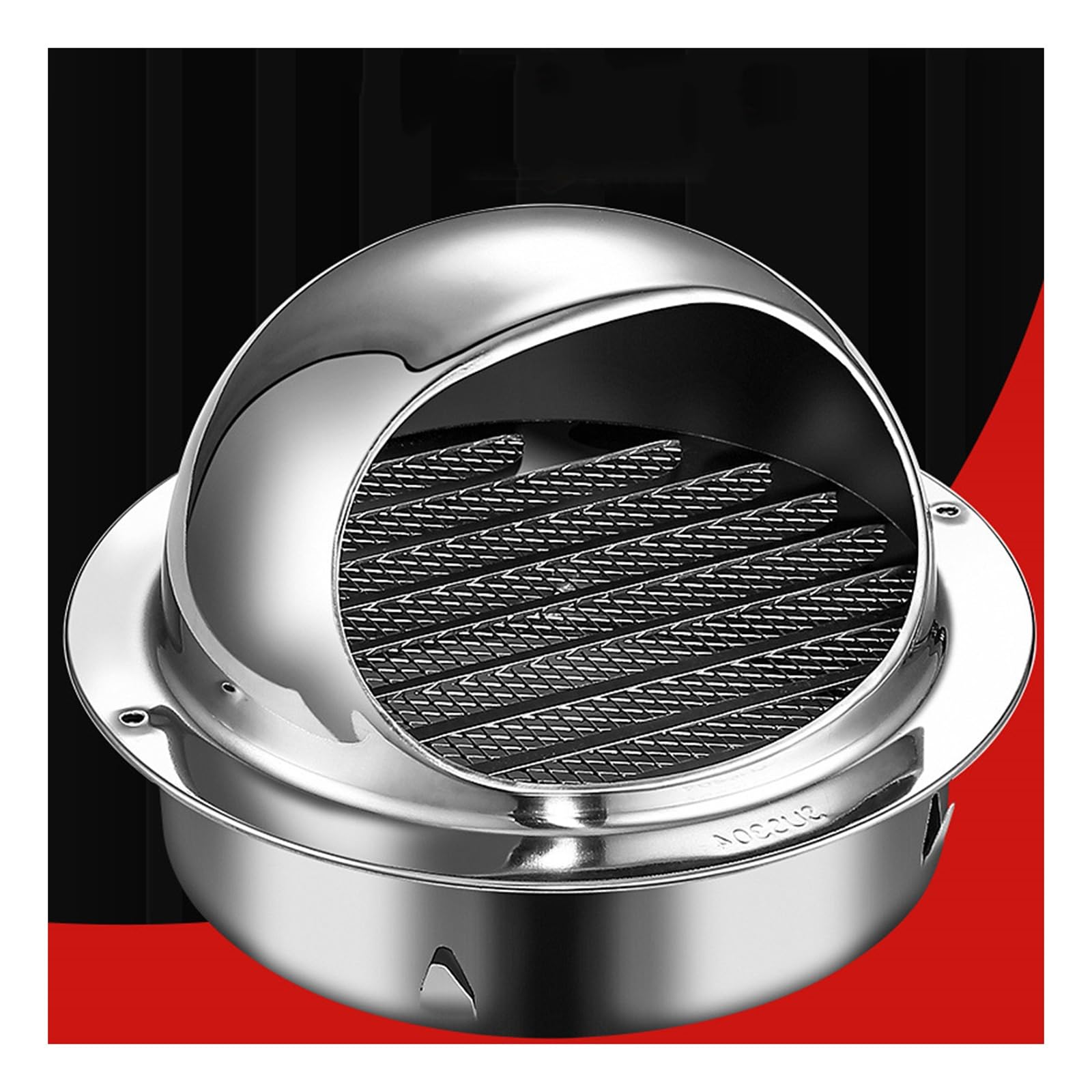 Juccjuxin Air Vent Covers For Walls Outside,Air Vent,Ventilation Grille Cover,Exhaust Grille,Wall Vent Outlet,External Extractor Wall Air Outlet,For Apartment, Villa,House (Size : 110Mm/4.33In)