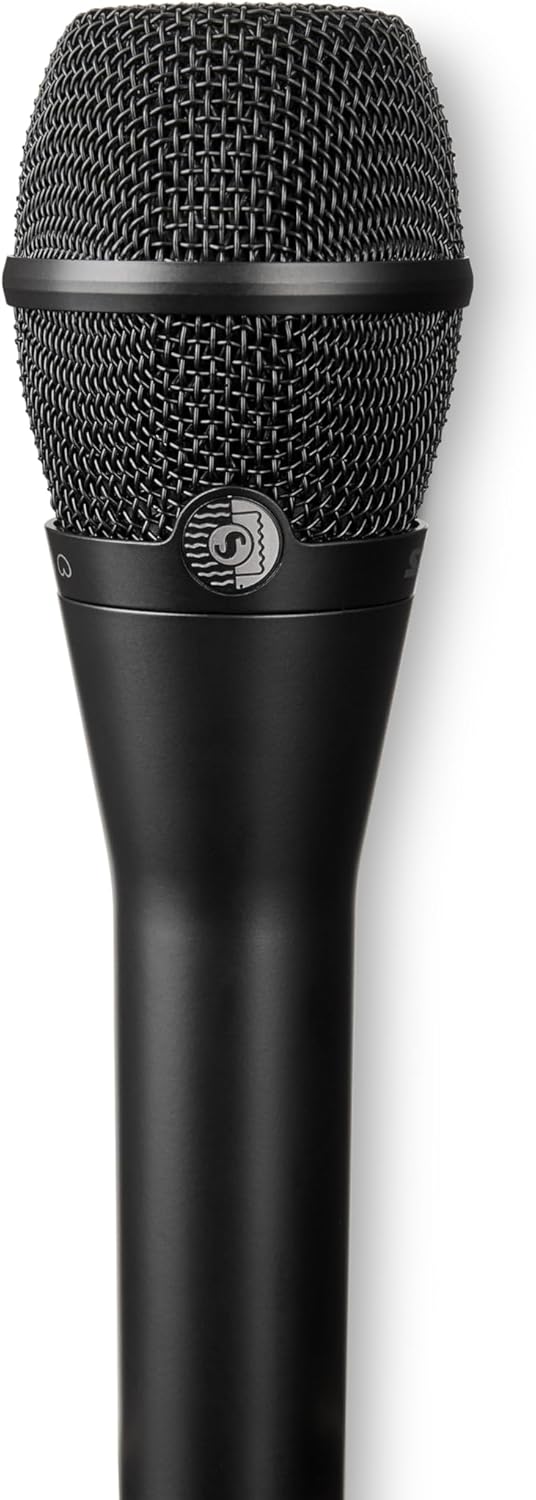 Shure KSM11 Vocal Condenser Microphone - Cardioid Studio & Stage Mic for Live Performance, Recording, 3/4" Gold Diaphragm, Advanced Shock Mount, Hardened Steel Grille, Premium Sound Quality (KSM11B/C)