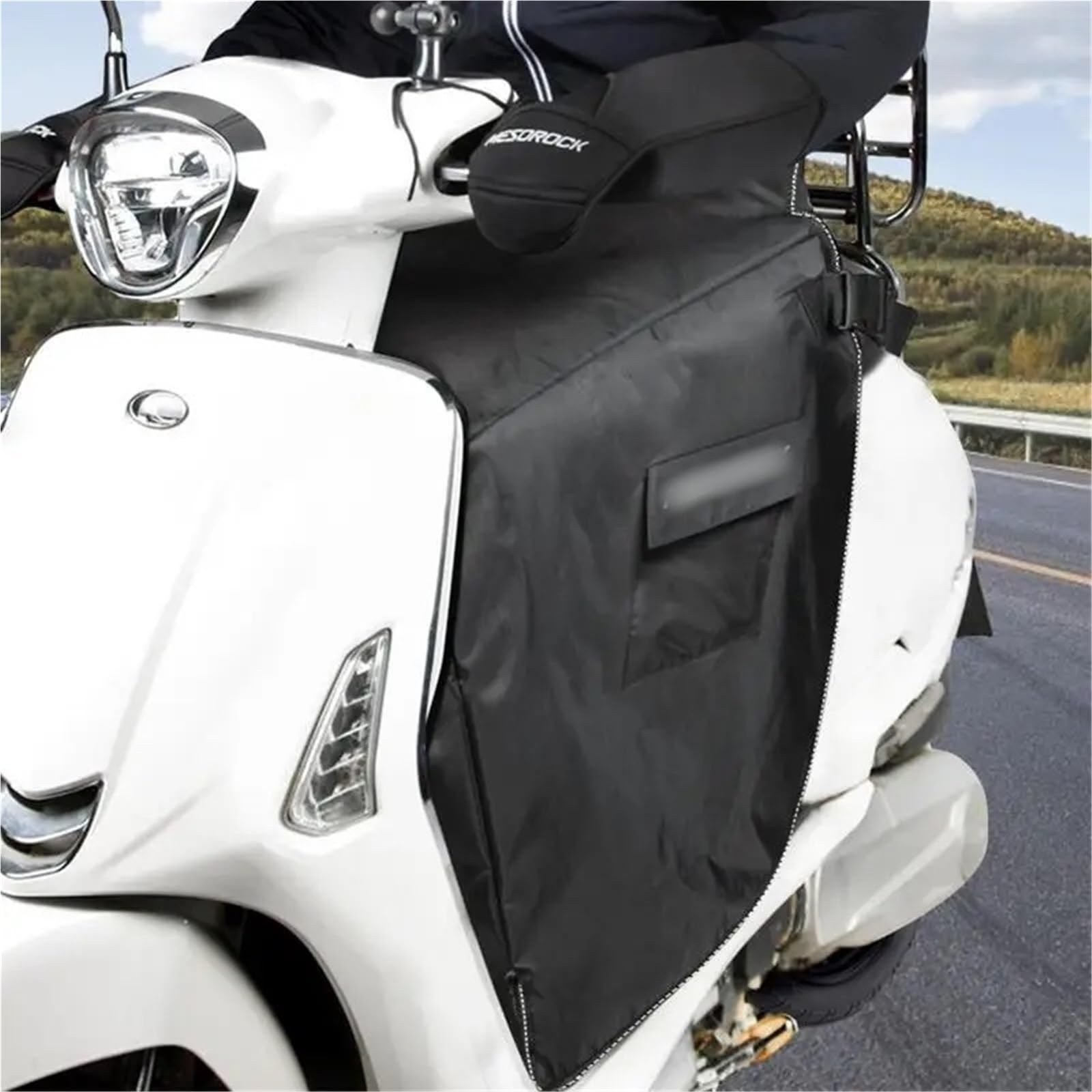 Tablier Scooter, Couvre Jambe Scooter Couverture De Jambe Moto Pluie PVC for Le Tablier Tour Scooter Printemps, L'automne Et l'hiver(02)