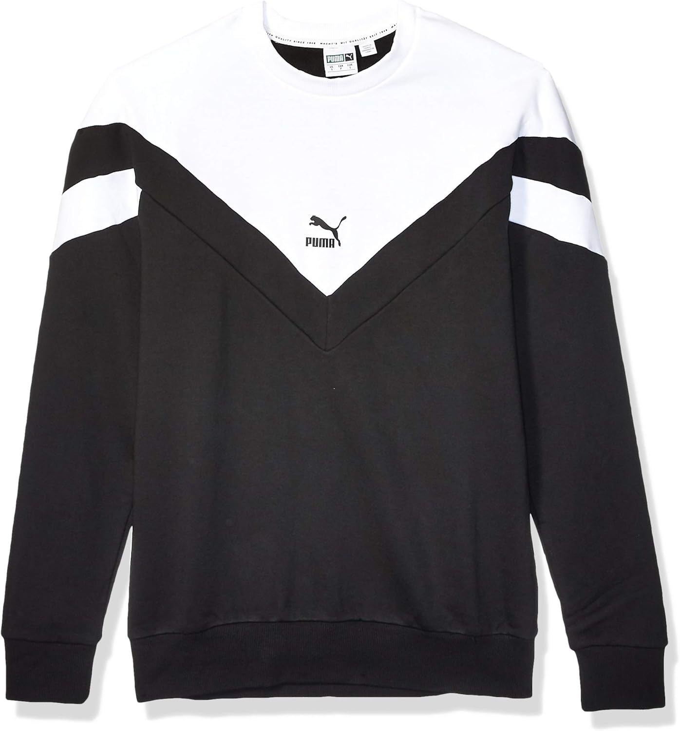 black and white puma sweatshirt
