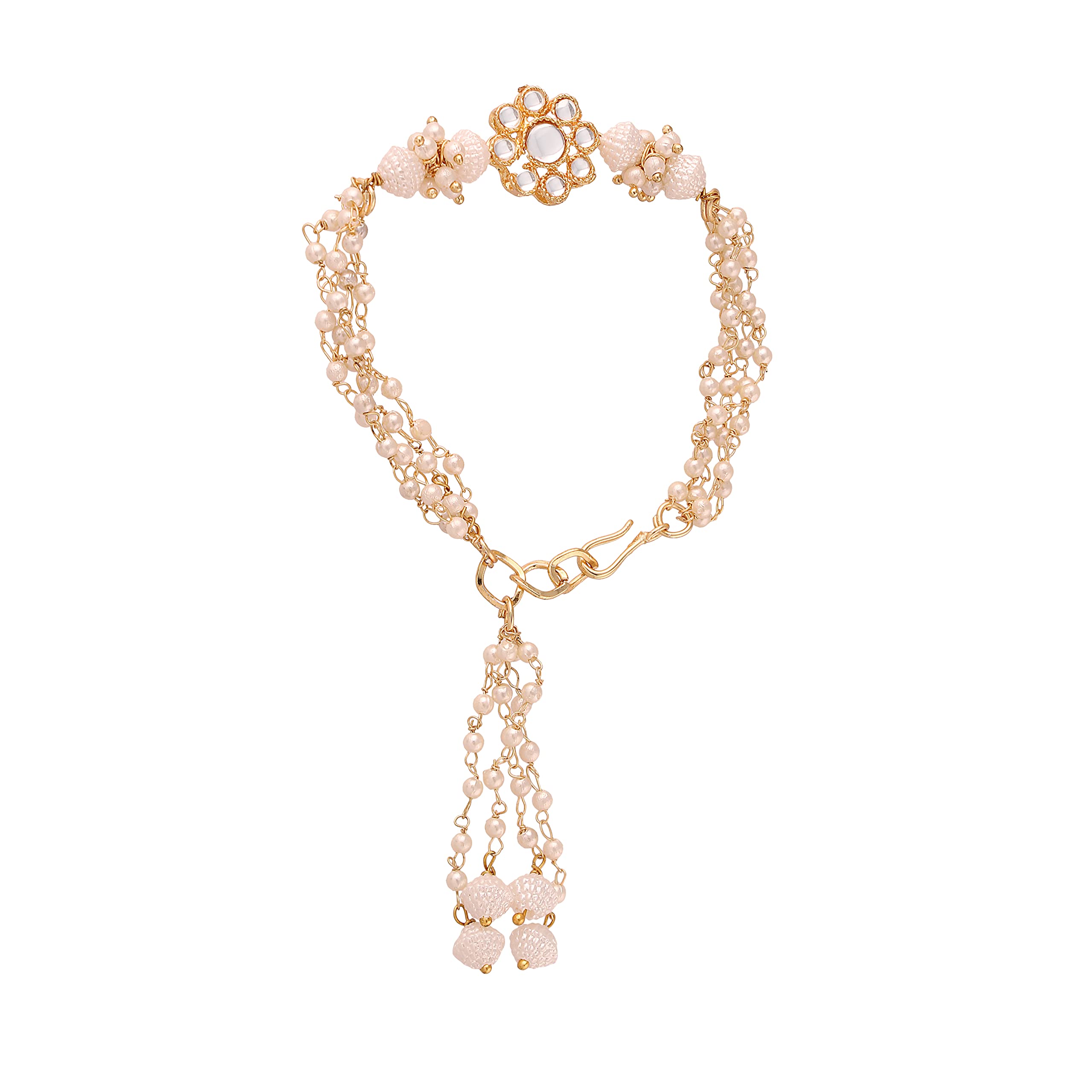 I Jewels White Pearl Bracelet For Bhabhi/Sister (R015-L) For Women (B0B3MTQTK1) Amazon Price History, Amazon Price Tracker