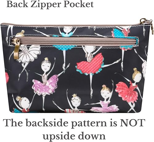 Miniatura 3 de FADBBW Bolsa de maquillaje estética, estuche de transporte para cosméticos, regalos divertidos para mujeres y niñas, impermeable, bolsa de