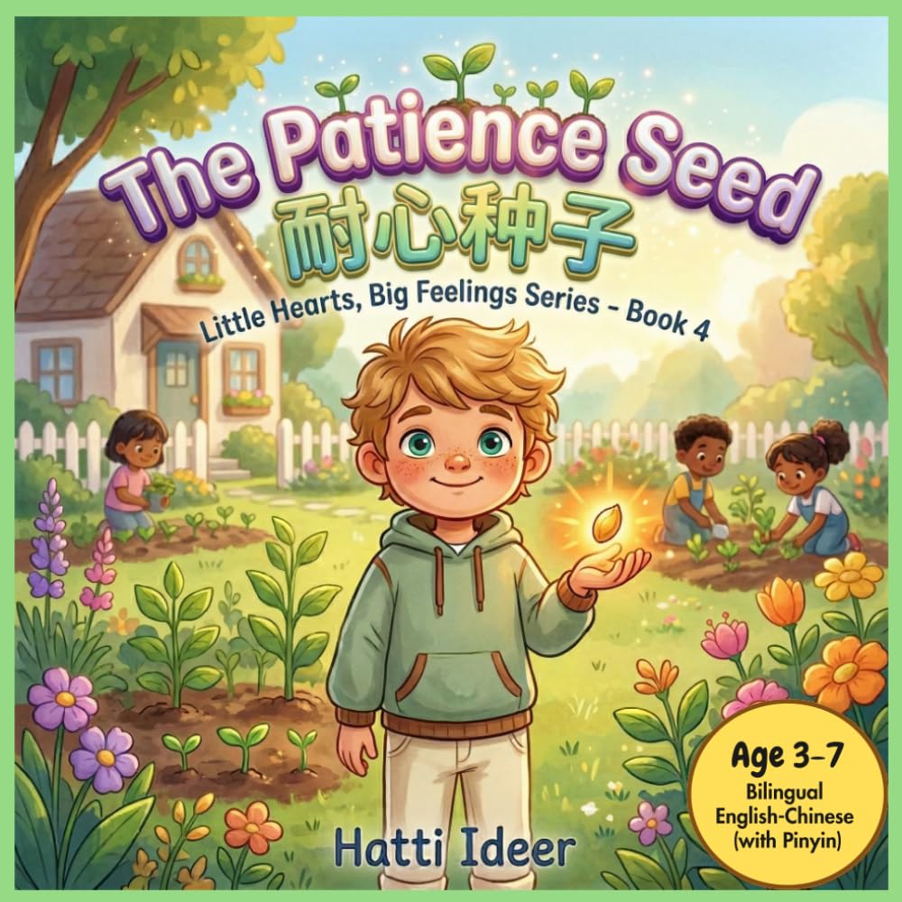 The Patience Seed 耐心种子: A Bilingual Chinese-English Children's Story About Patience, Growth & Perseverance with Pinyin, SEL Activities & Certificate ... Big Feelings Series Book 4 / 小心灵，大感受 系列第四册)