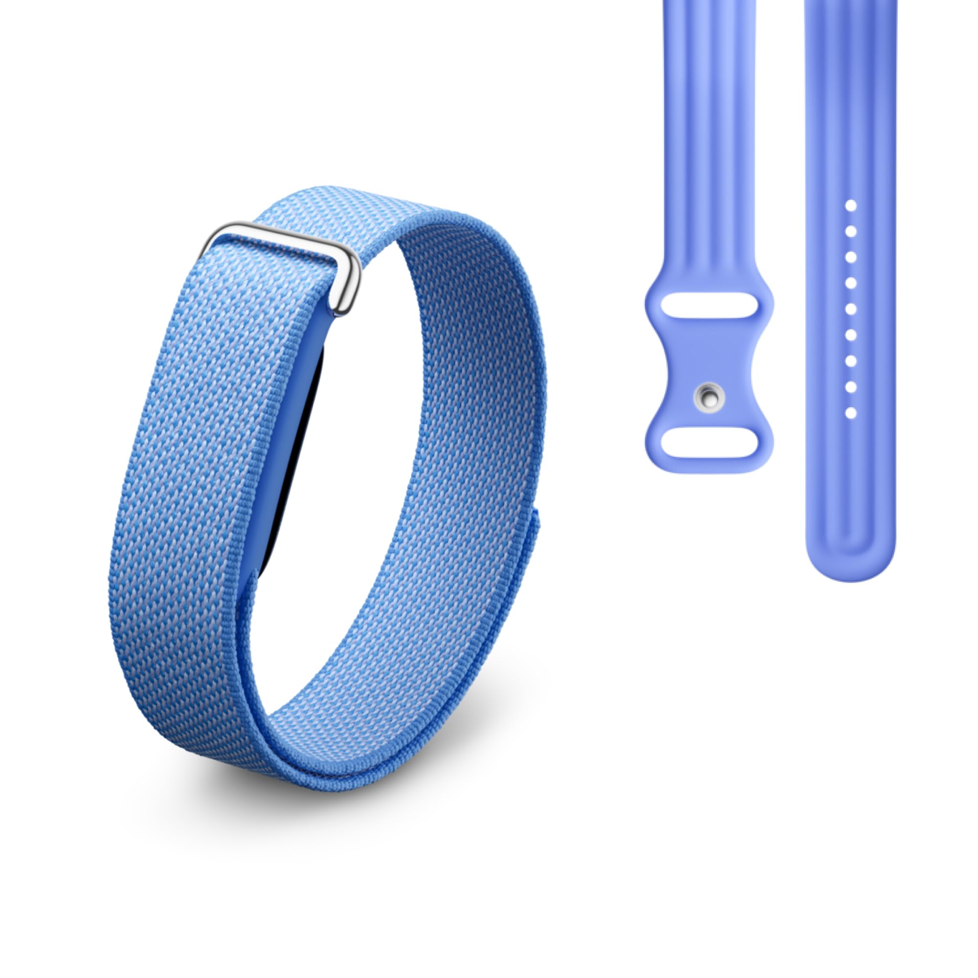 Google Fitbit Air – Aktivitätstracker ohne Display mit Fitness-Tracking, Herzfrequenzmessung – mit iOS und Android kompatibel – Lavender + Sportarmband für das Fitbit Air – Lavender, L