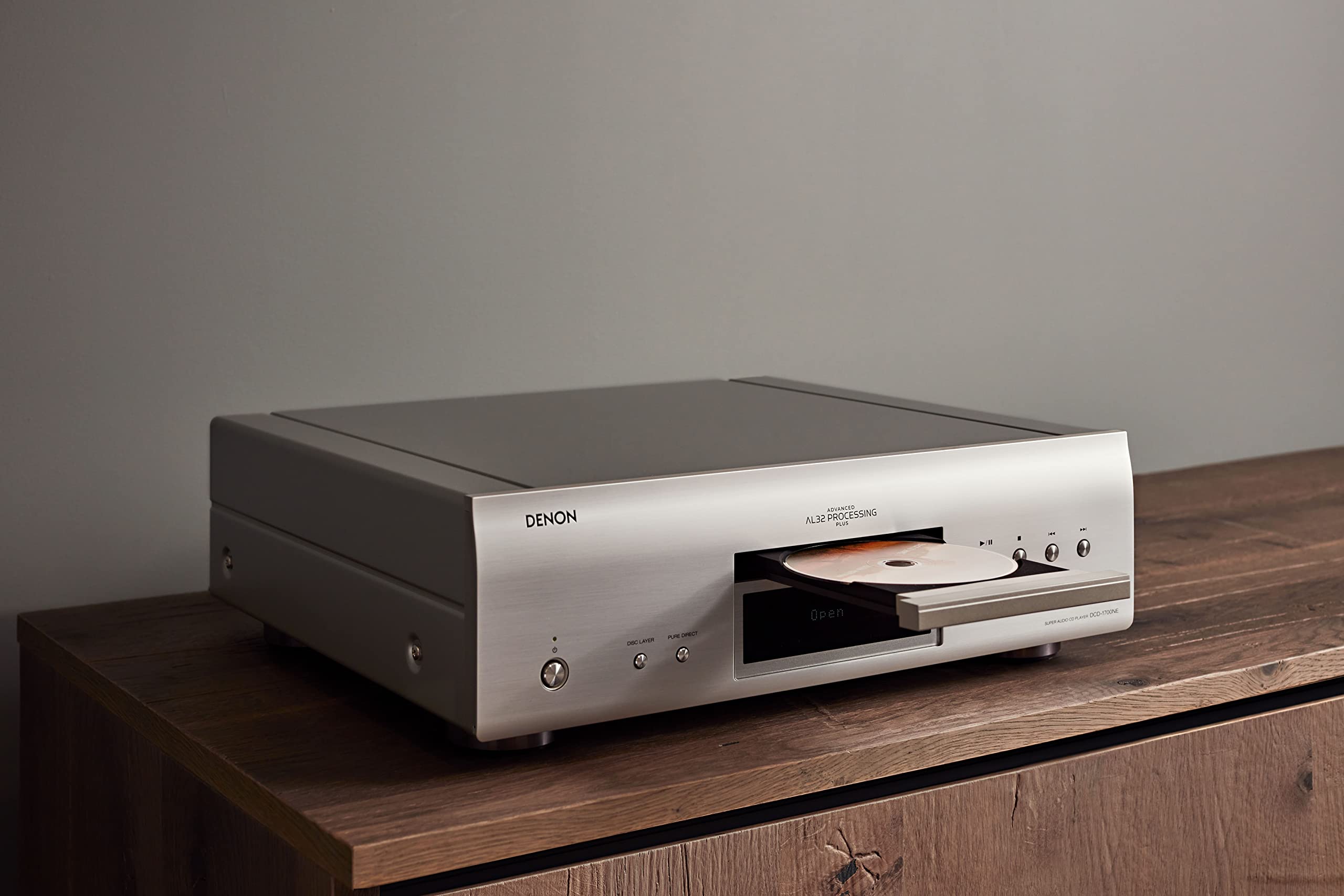 DENON DCD-1700NE, Lettore CD/SACD, Colore Argento