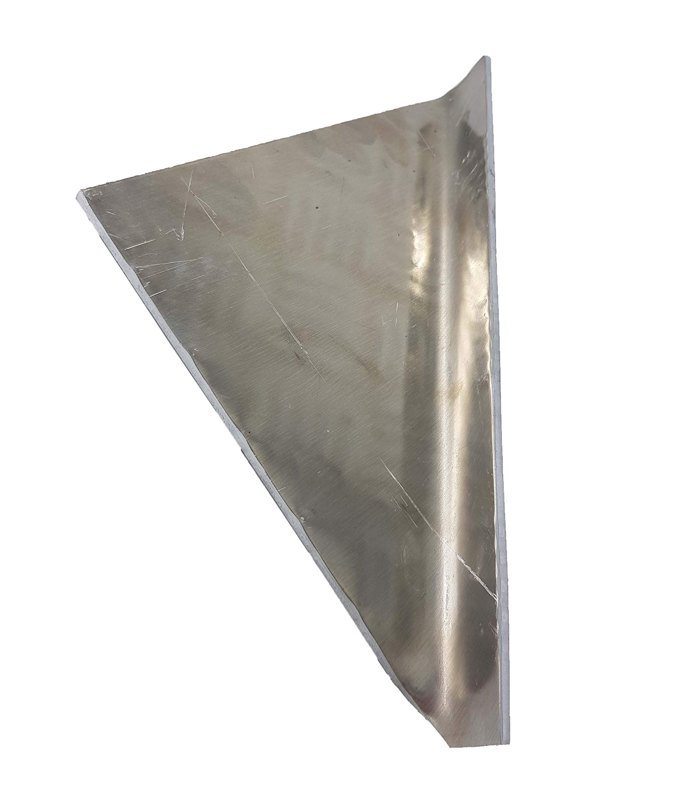 (4) ALUMINUM TRAILER FENDER STEP BRACKET DIAMOND PLATE 3 mm WELD ON CORNER 1000504-4