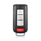 Replacement for Mitsubishi Lancer Outlander Sport Mirage Key Fob Remote Control 2017 2018 2019 2020 3 Buttons 315MHz OUC644M-KEY-N,Black