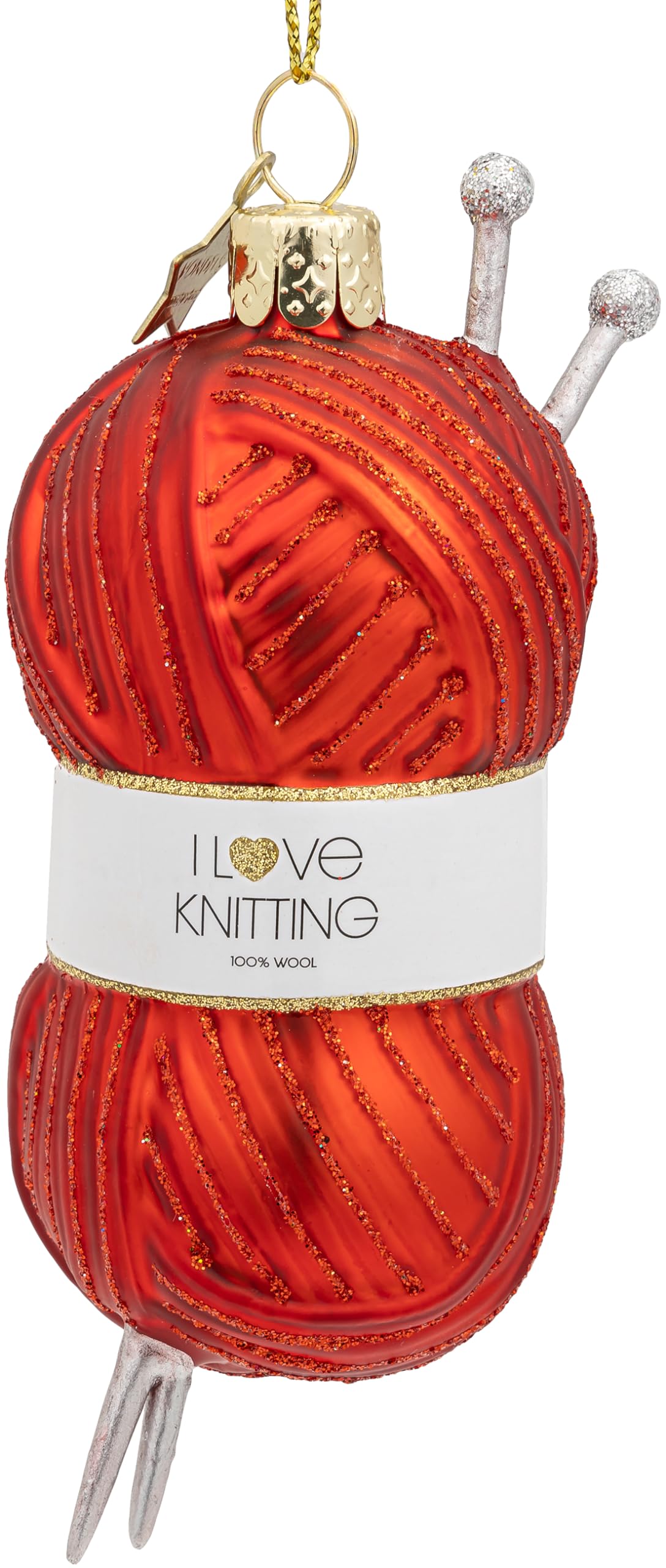 SIKORA Weihnachtskugel Küchenmaschine - Handbemalter Christbaumschmuck Trend Line BS920