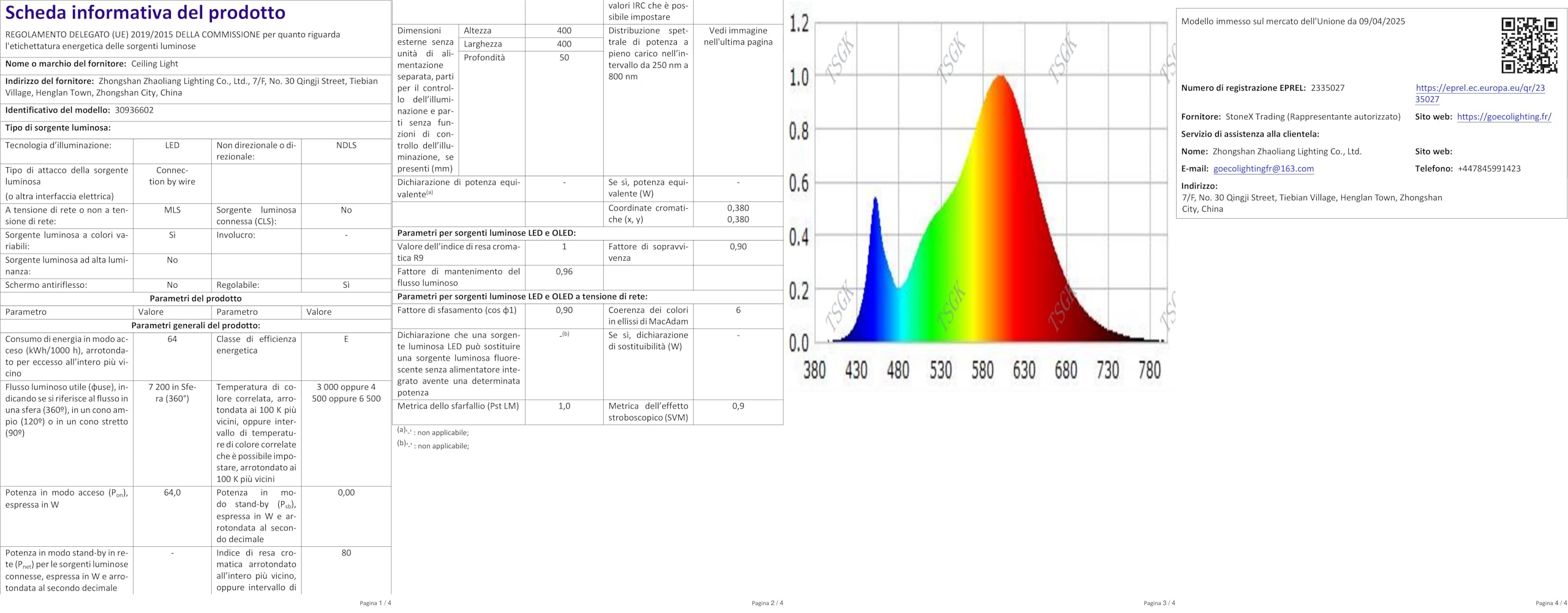 Plafoniera LED Luce Camera Da Letto Lampada Soggiorno Design Luce Dimmerabile Rgb Telecomando Timer 40w 2500lm 2700 6500k Bianco Caldo Bianco Freddo L 44 Cm 65548360