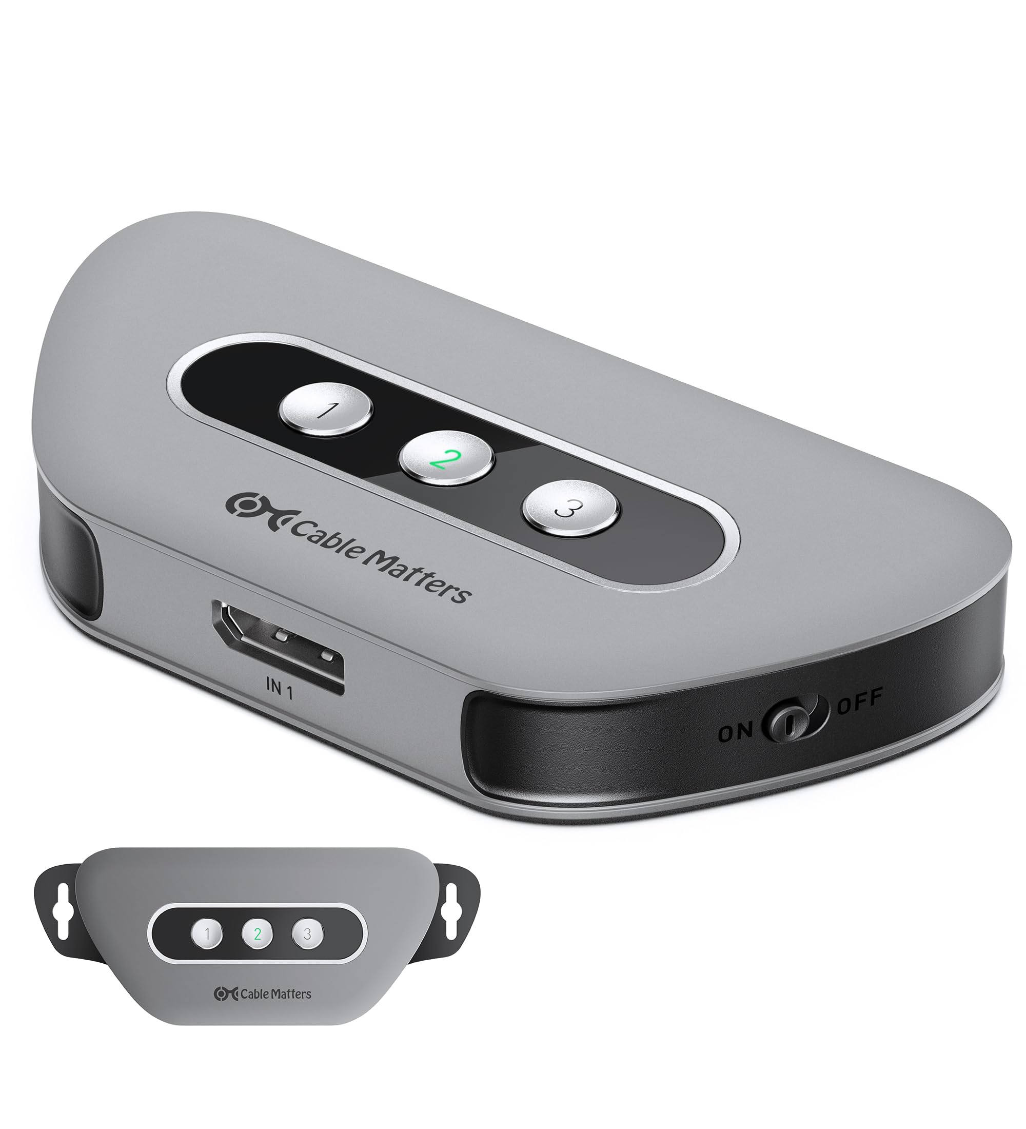 Cable Matters Commutateur DisplayPort 1.4, sortie 3 en 1