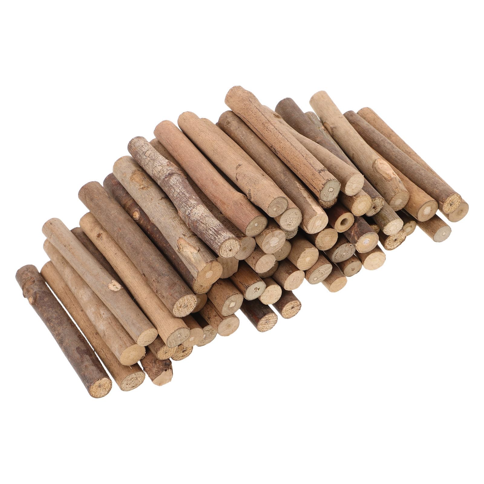 100 Stück Holzstäbchen zum Basteln aus Naturholz Leicht und Kompakt Vielseitig für Selbstgemacht Dekorationen und Schulprojekte im Rustikalen Landhausstil