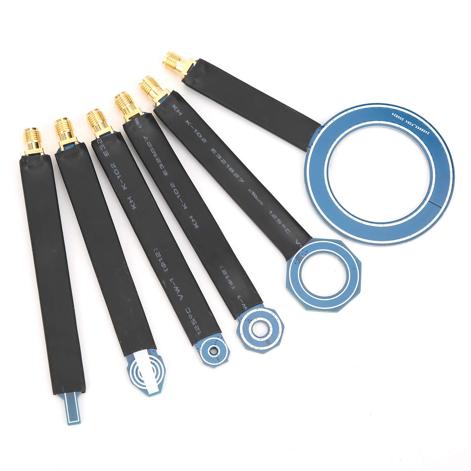 Ensemble de Sondes de Champ Magnétique 6 Pièces, Antennes de Test de Rayonnement de Conduction de Composants électroniques EMI SMA avec Boîte de Rangement