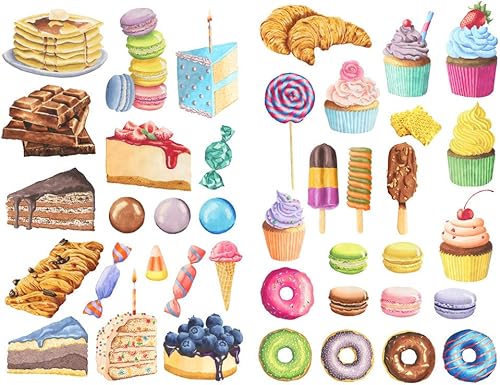 Seasonstorm Deliciosos Snacks Kawaii Estética Feliz Planificador Diario Papelería Scrapbooking Pegatinas Viaje Arte Suministros