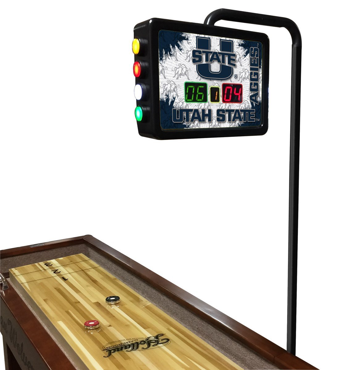 Holland Bar Stool Co. Utah State Electronic Shuffleboard Scoring Unit - Officially Licensed