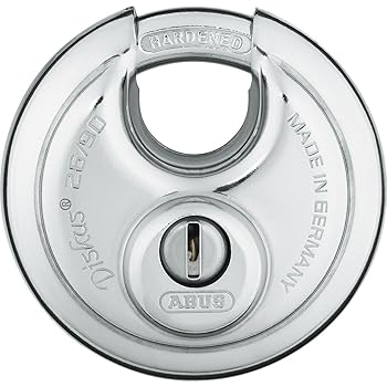 Abus 26 80 Kd B High Security Stainless Steel Keyed Different Diskus Padlock Amazon Com