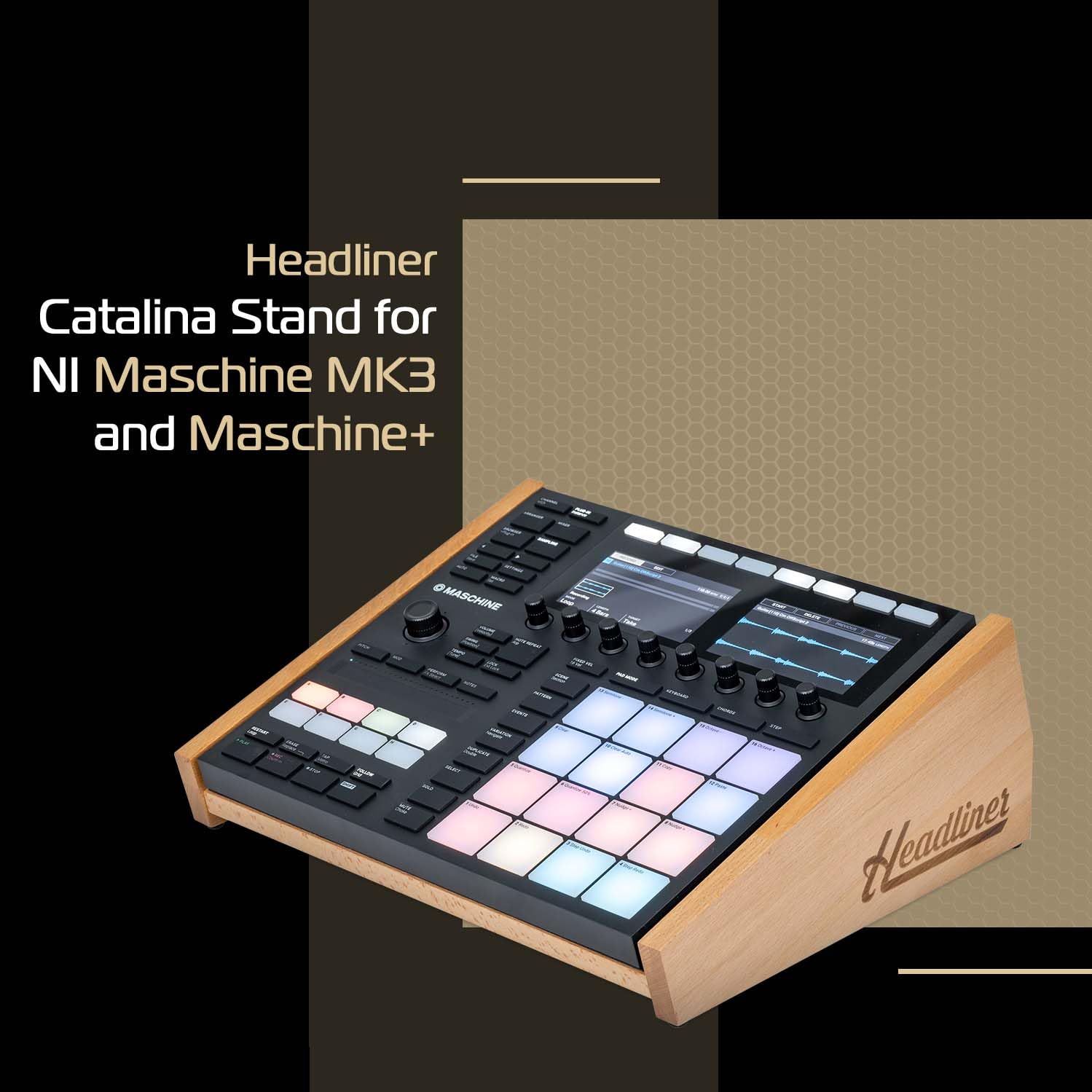 Amazon | ヘッドライナーカタリナスタンド NI Maschine MK3とMaschine+