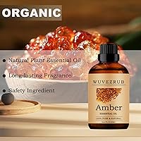 Vista 4 de Aceites Esenciales de Ámbar, 60ML Aceite Esencial Puro y Natural para Difusor de Aromaterapia - Ámbar / 2 Fl Oz