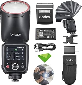 Amazon | 【Godox正規代理店】Godox V100C V100-C 100W TTL フラッシュ
