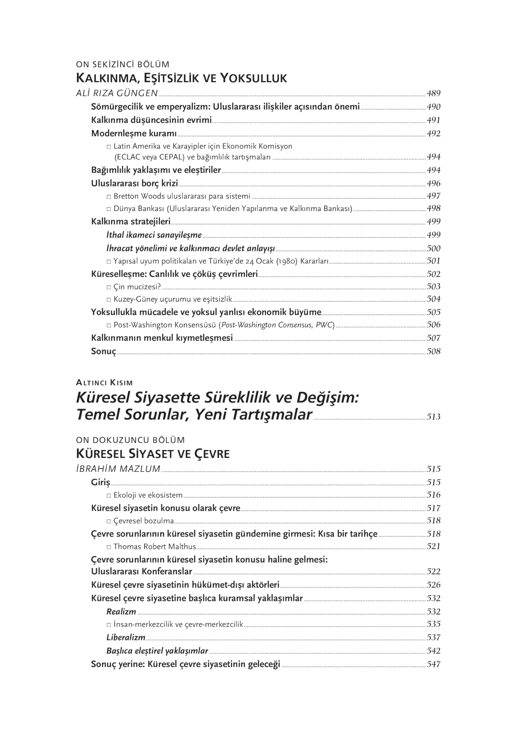 Küresel Siyasete Giriş - Uluslararası İlişkilerde Kavramlar Teoriler Süreçler
