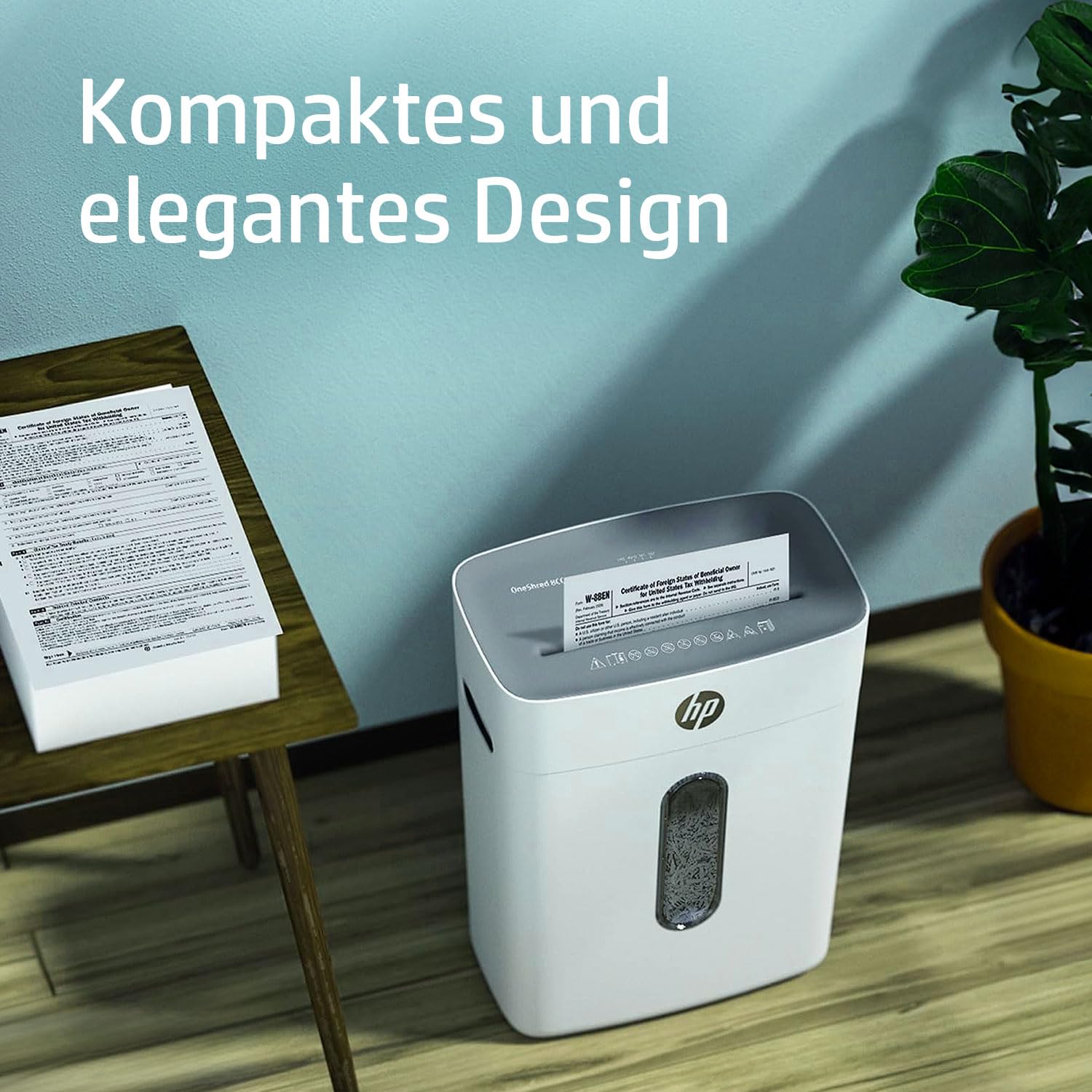 HP OneShred 8CC papirmakulator Delvist