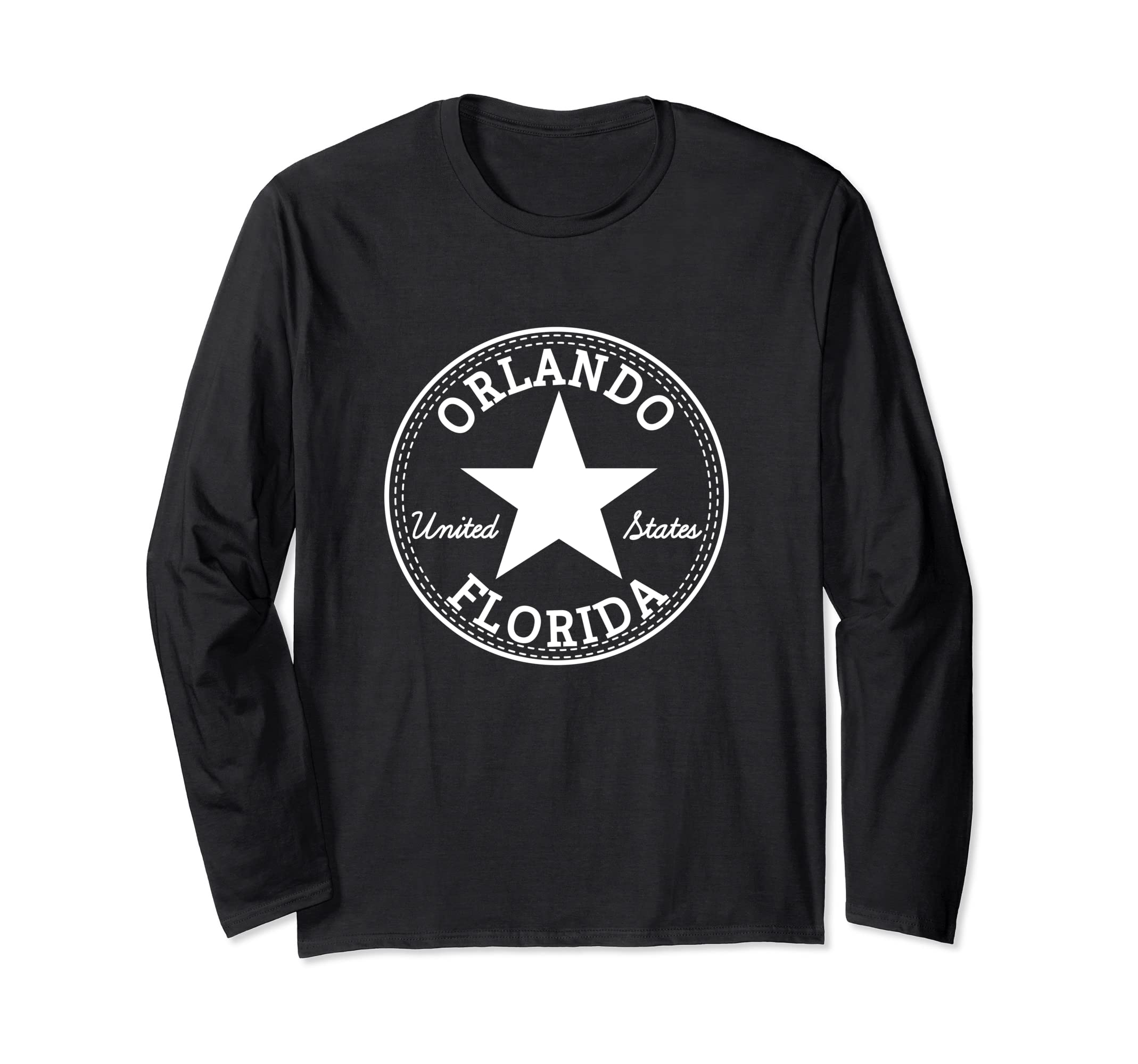 ORLANDO FLORIDA United States HOLIDAY Beach Surfer wear Long Sleeve T-Shirt, Black