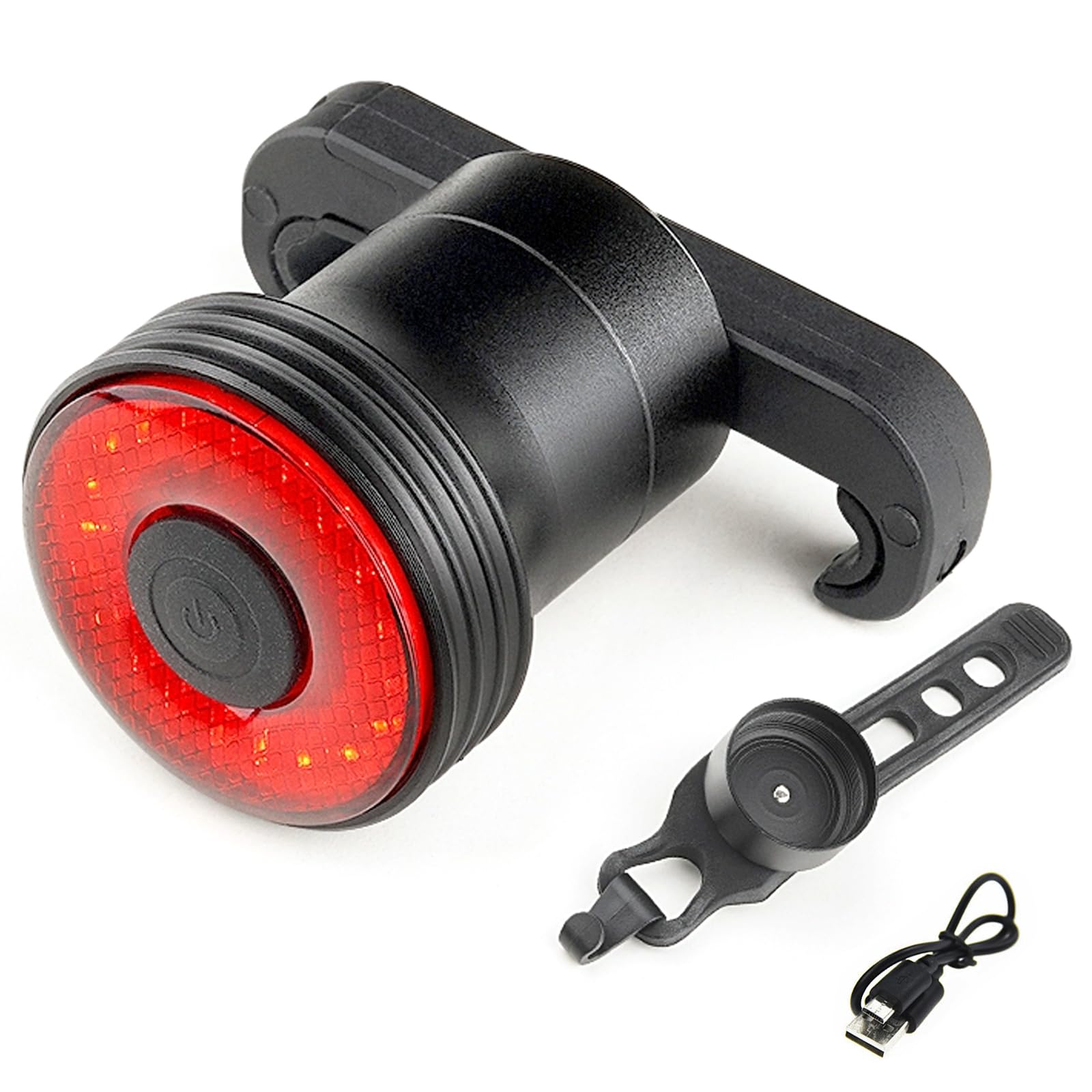 Smart Rücklicht,LED Rücklicht,Beleuchtungsset Led,LED Rückleuchte Set,mit USB Wiederaufladbar,für Kinder und Erwachsene
