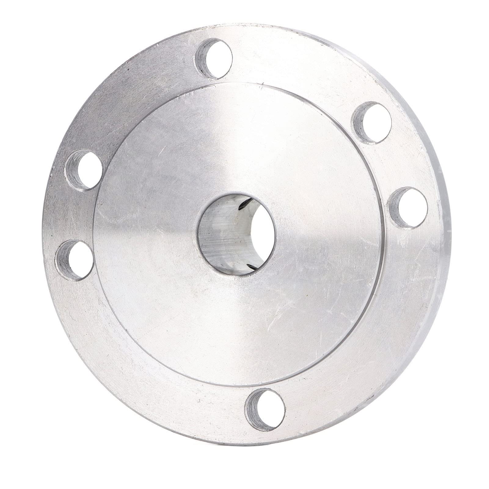 Planscheibe für Drehmaschinen aus Hochmanganhaltigem Stahl, Starke und Stabile Planscheibe für Spannfutter 100 Mm für K11 100, K72 100 mit Flachen Schneidflächen, Leicht zu