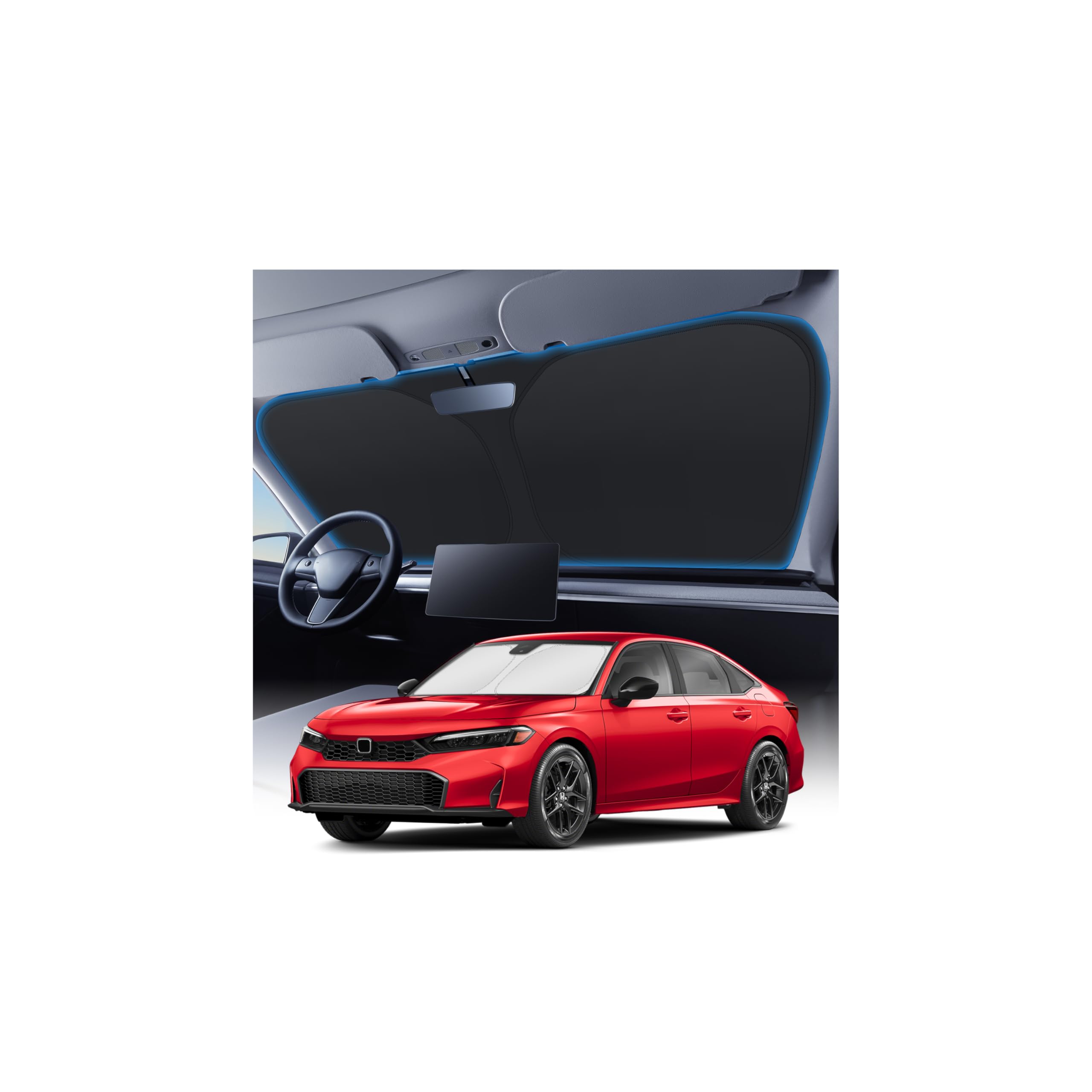 KUST Windshield Sun Shade for Honda Civic