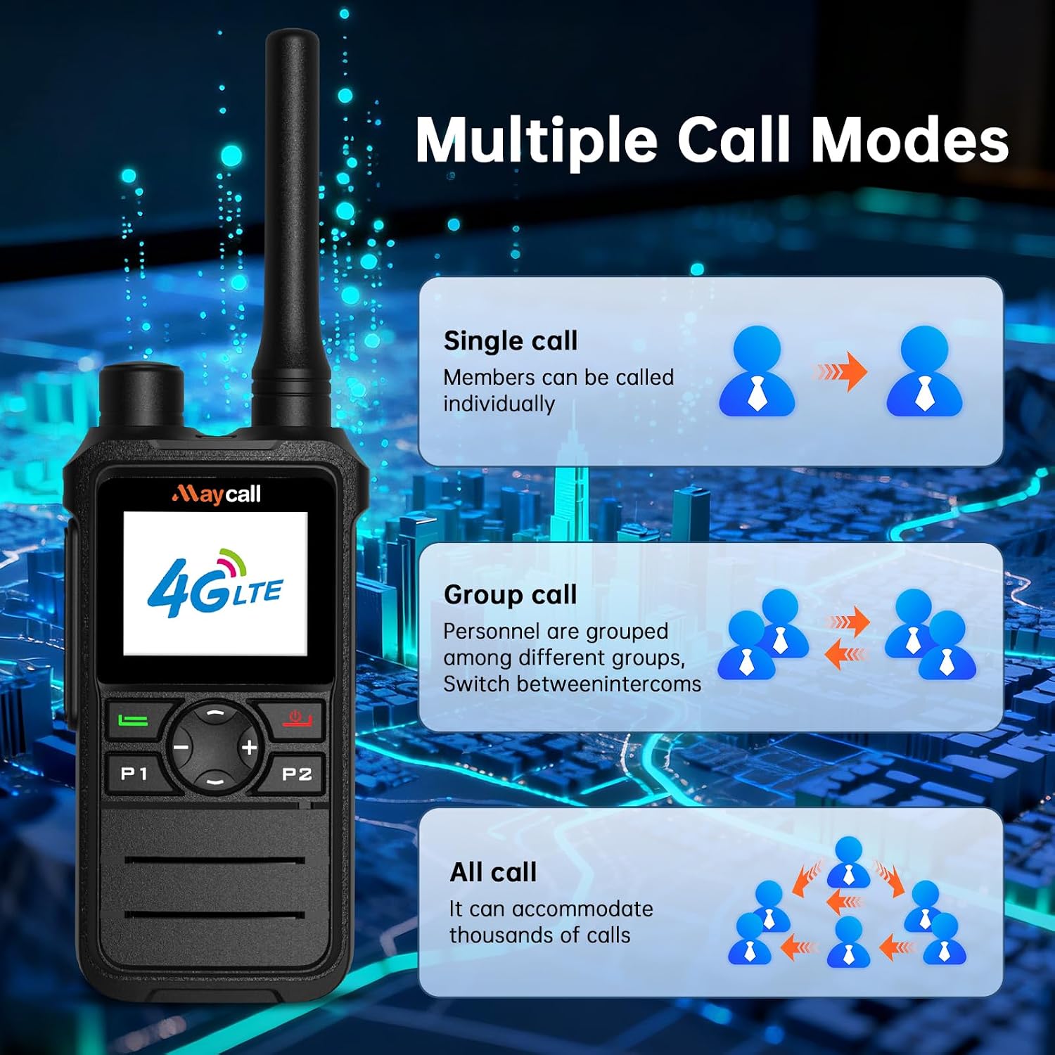 Maycall MY-678 4G LTE POC Radio Instruction Manual